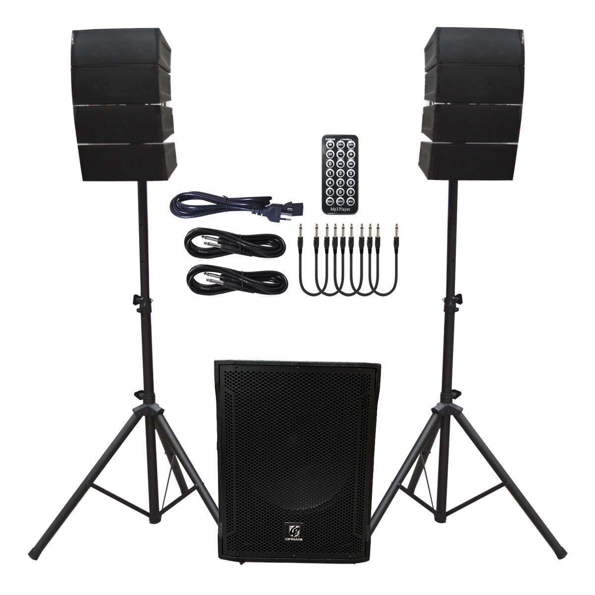 SISTEMA ARRAY SUB18 8 SATS 700W RMS 2000W MAX VORTEX CIPRIANI-3