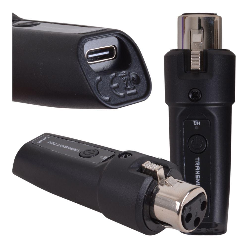 KIT INALAMBRICO UHF - CONVERTIDOR PARA 2 MICROFONOS GEMINI CKM-2-2