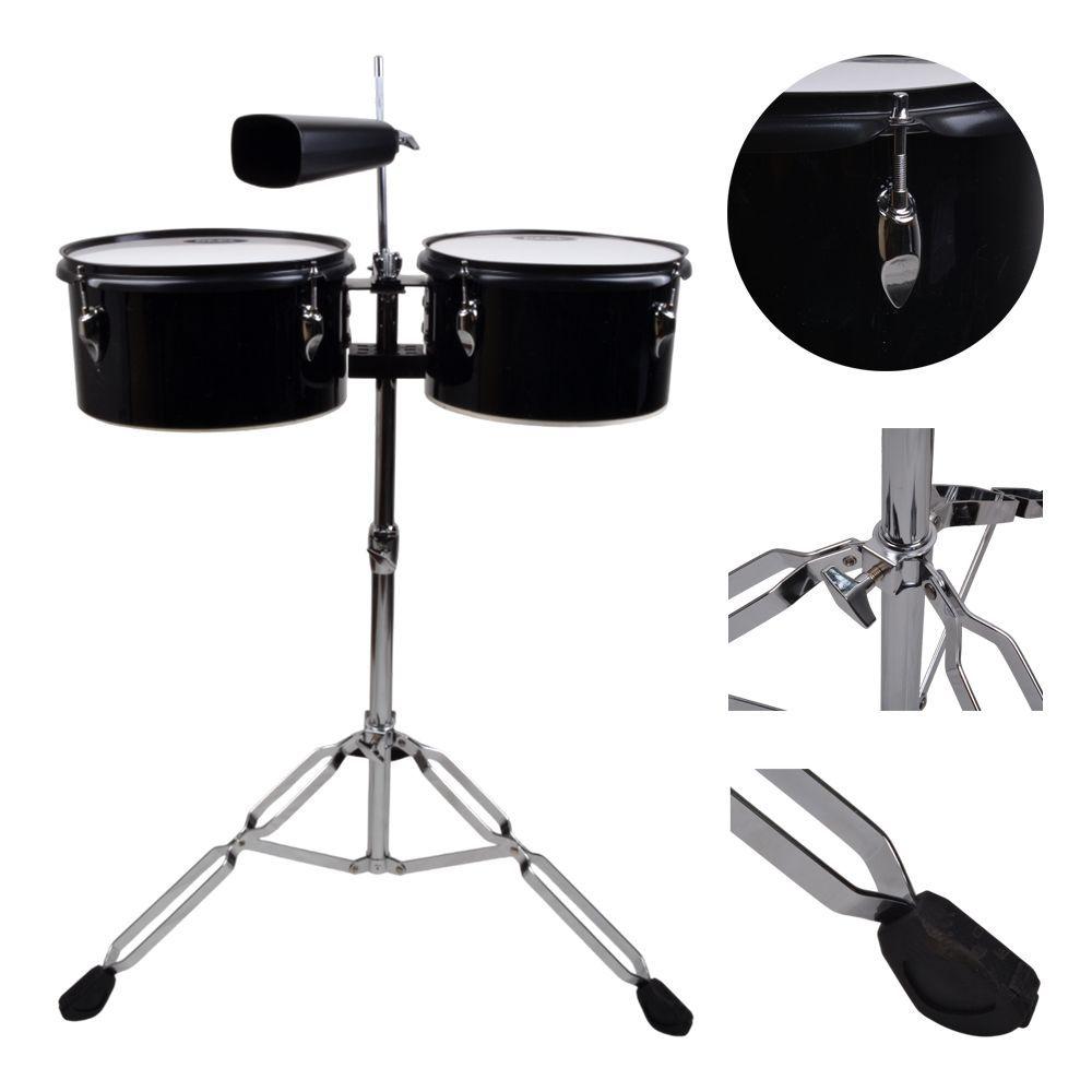 TIMBALETA DE MADERA 10 11 NEGRA XRD 1011BK RMX-3