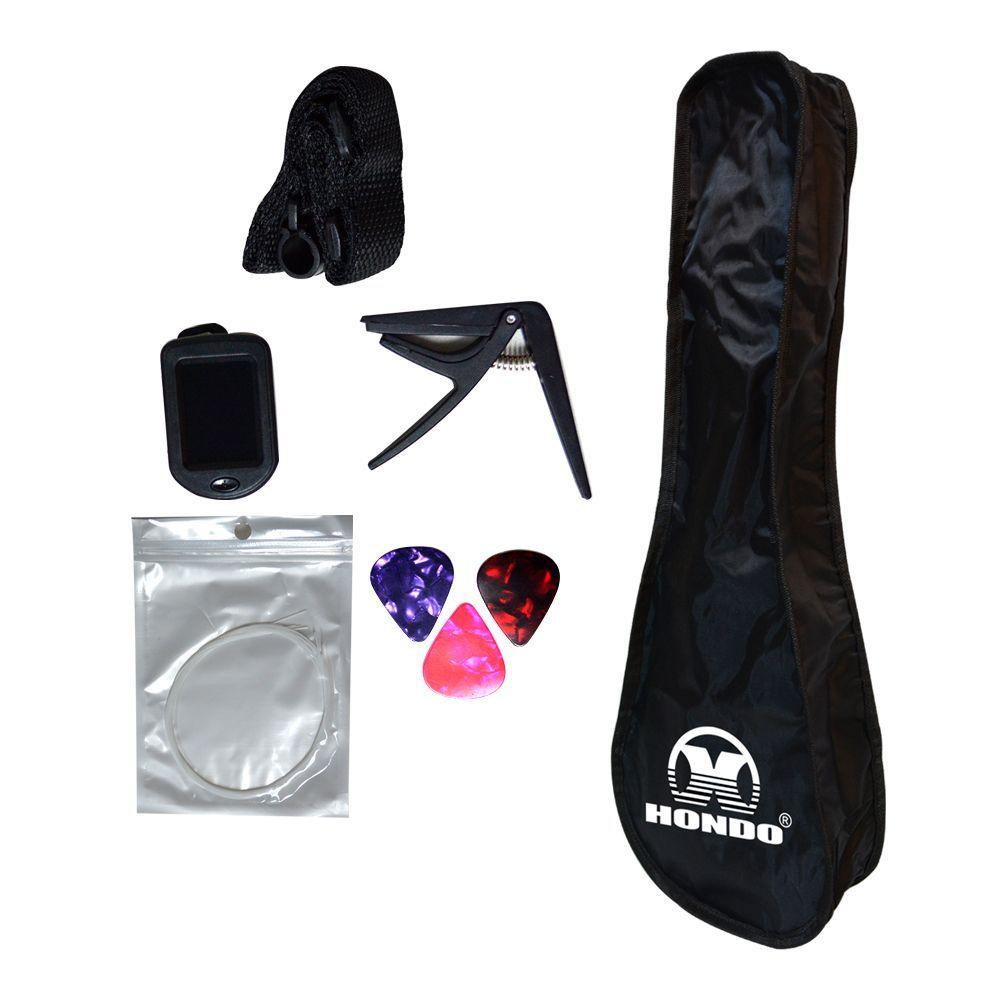 KIT UKELELE SOPRANO NATURAL MOD.SCKUK-30H/NA HONDO-3