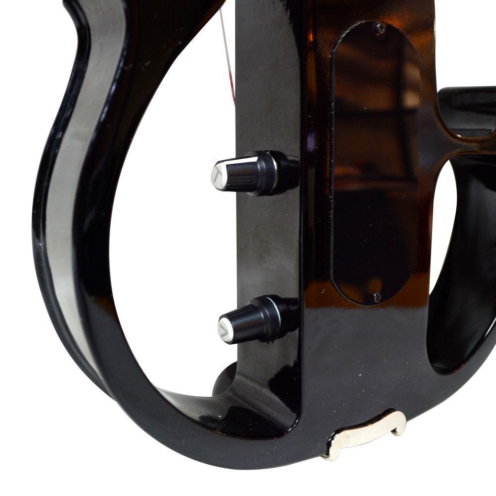 VIOLIN ELECTRICO NEGRO CON ESTUCHE MOD.TWO ETINGER-3