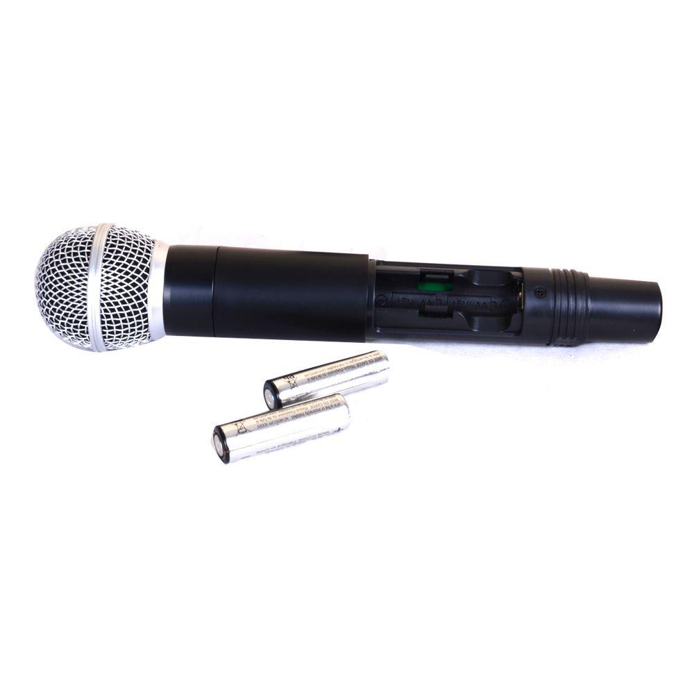 MICROFONO INALAMBRICO DE MANO DOBLE UHF/FQ VARIABLE GUH-2000 GEMINI-3