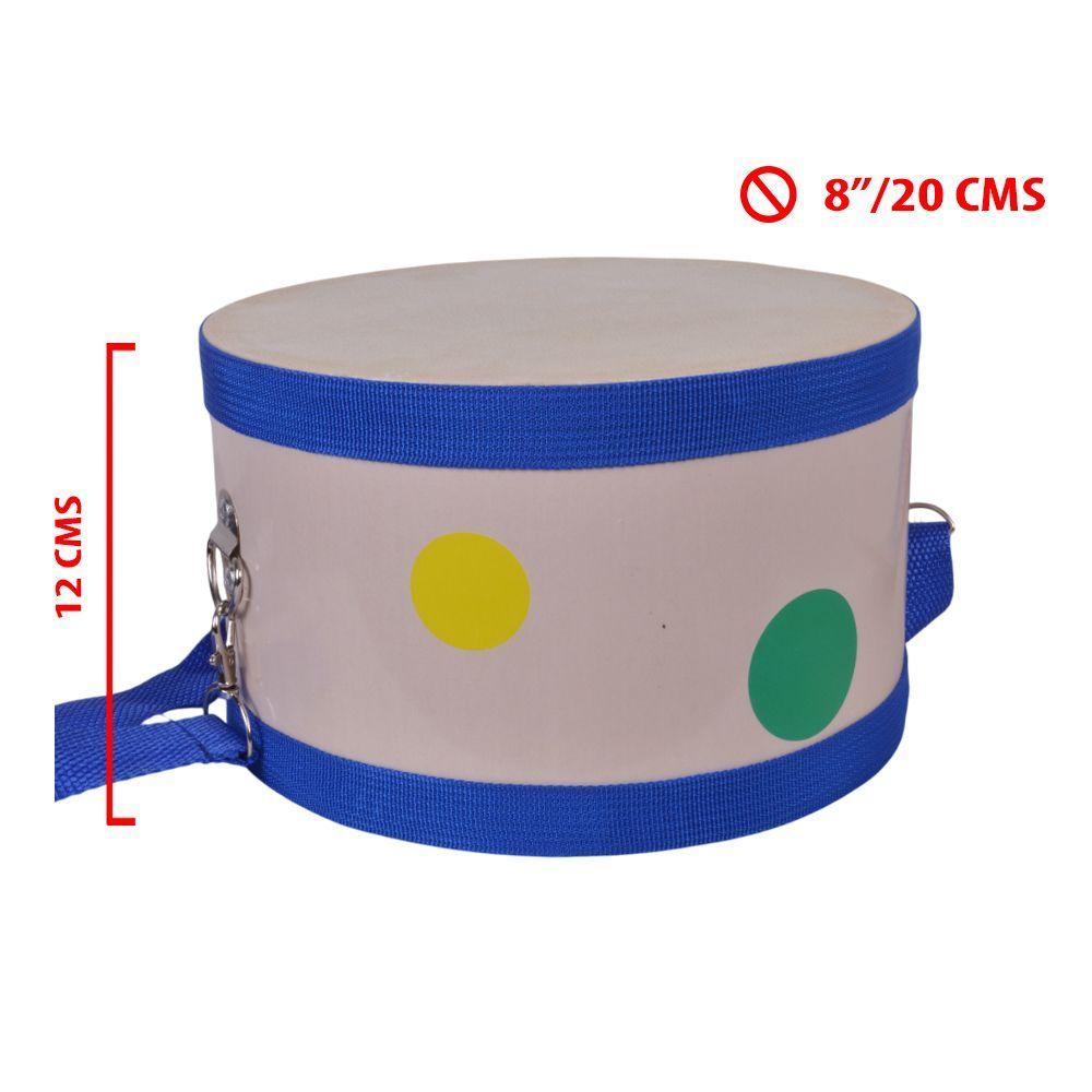 TAMBOR MUSICAL 8 PULGADAS MADERA J-10TAR RMX-3