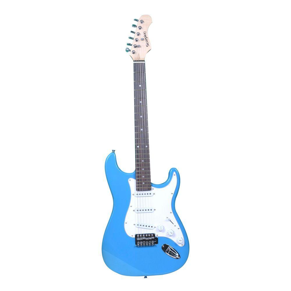 PACK GUITARRA ELECTRICA AZUL PAC-6 BL SCORPION-1