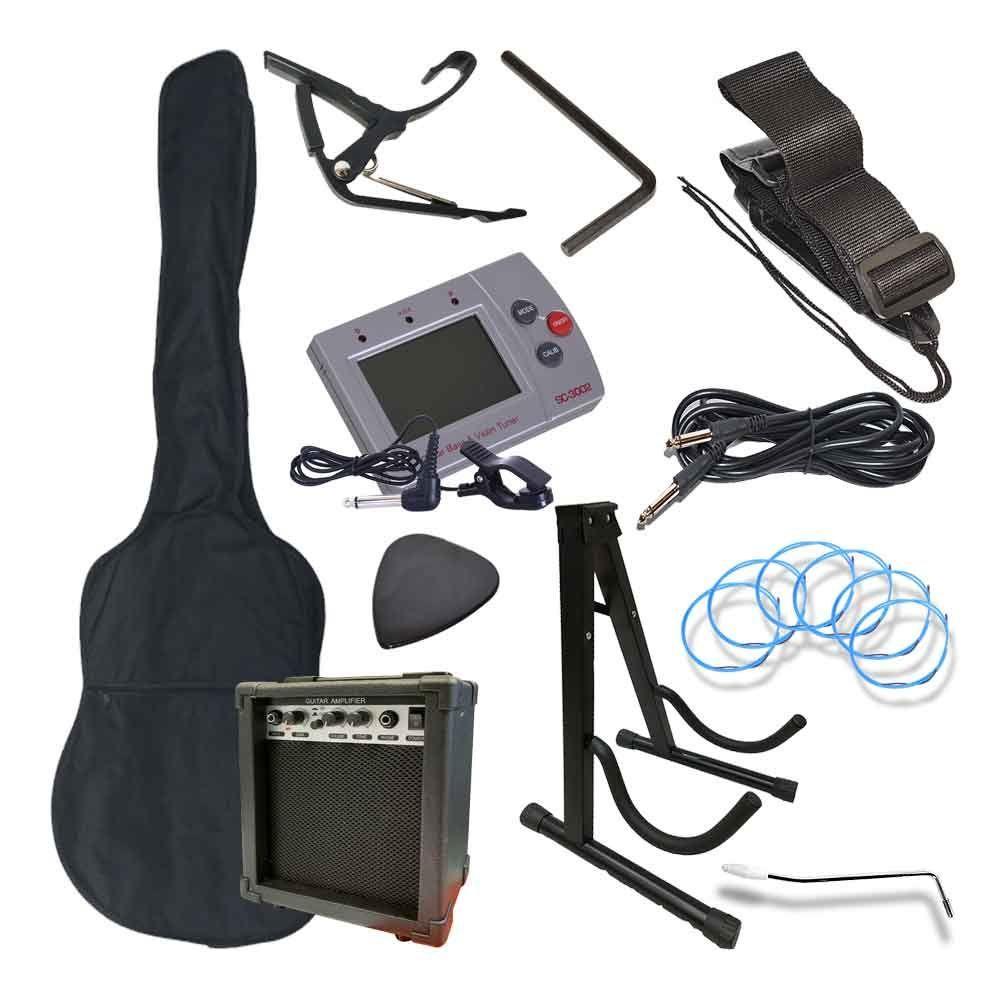 PACK DE GUITARRA ELECTRICA NEGRA POLLUX 1 CIPRIANI-4
