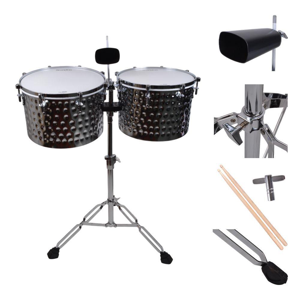 TIMBALES HQ 15 14 CON CENCERRO SILVER MART DR 2SL SCORPION-2