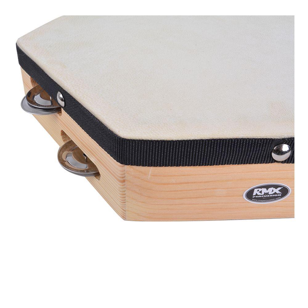 PANDERETA HEXAGONAL 10 PULGADAS FOLCKORE PAX 10 RMX-3