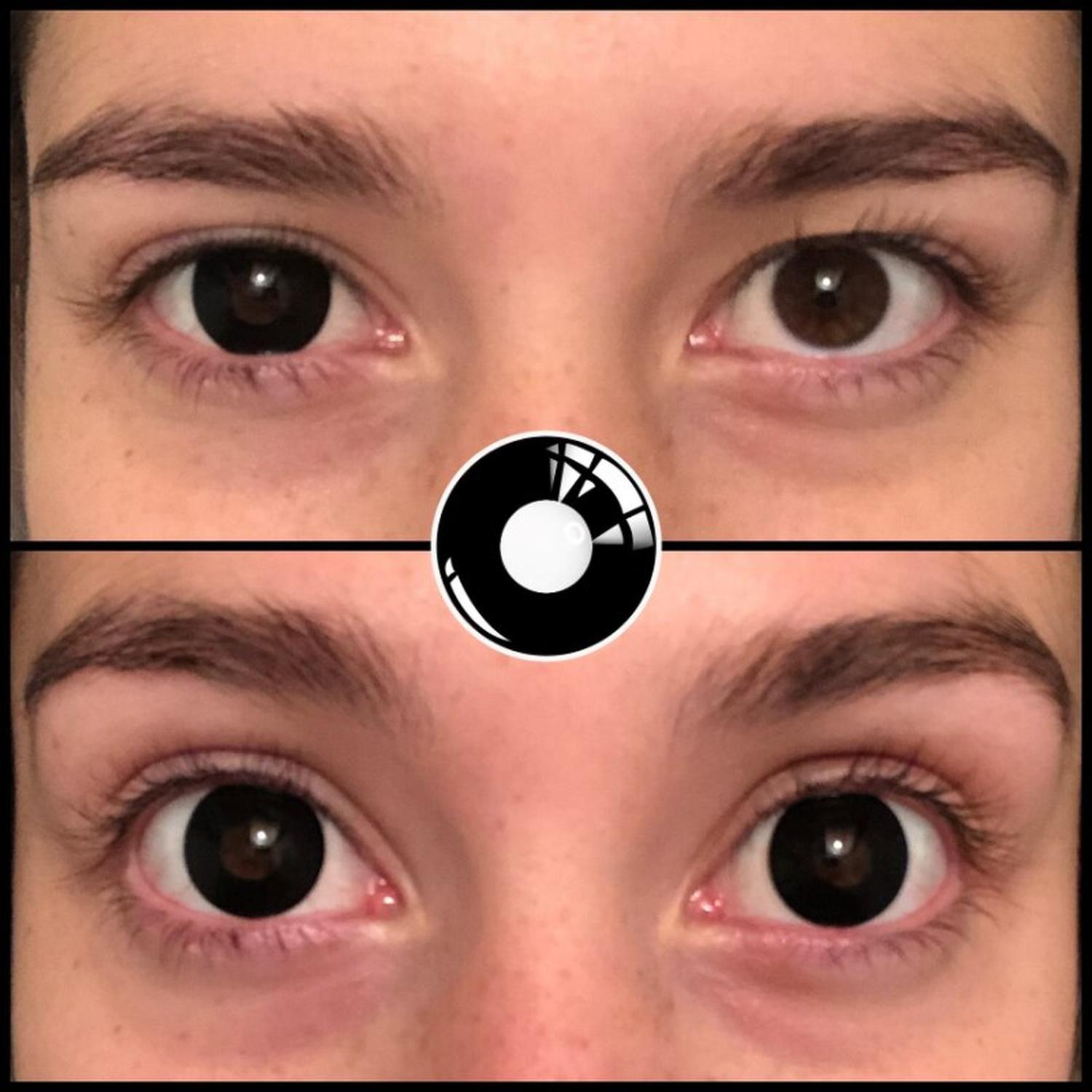 Lentes de Contacto - Fantasía - Negro-1