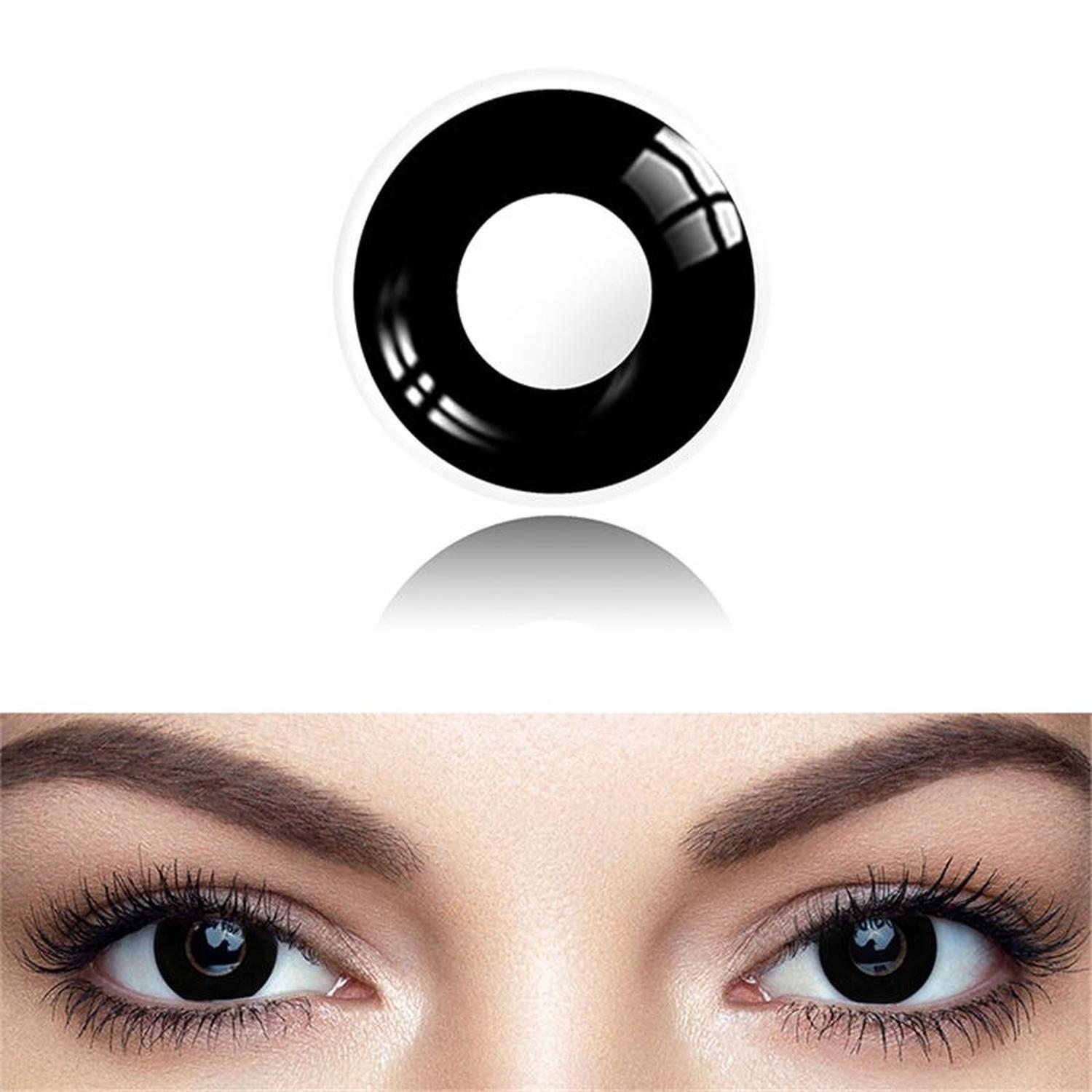 Lentes de Contacto - Fantasía - Negro-0