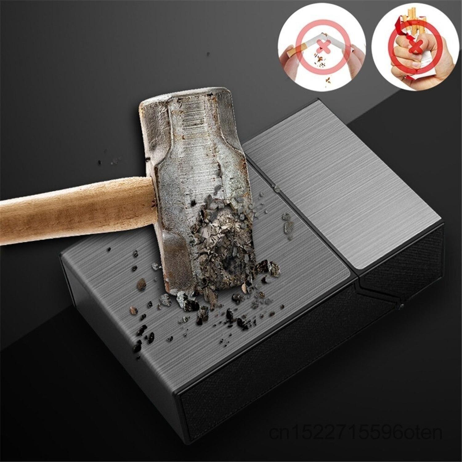 Cigarrera Con Encendedor Incluido On Top T2 - Grafito Oscuro-4