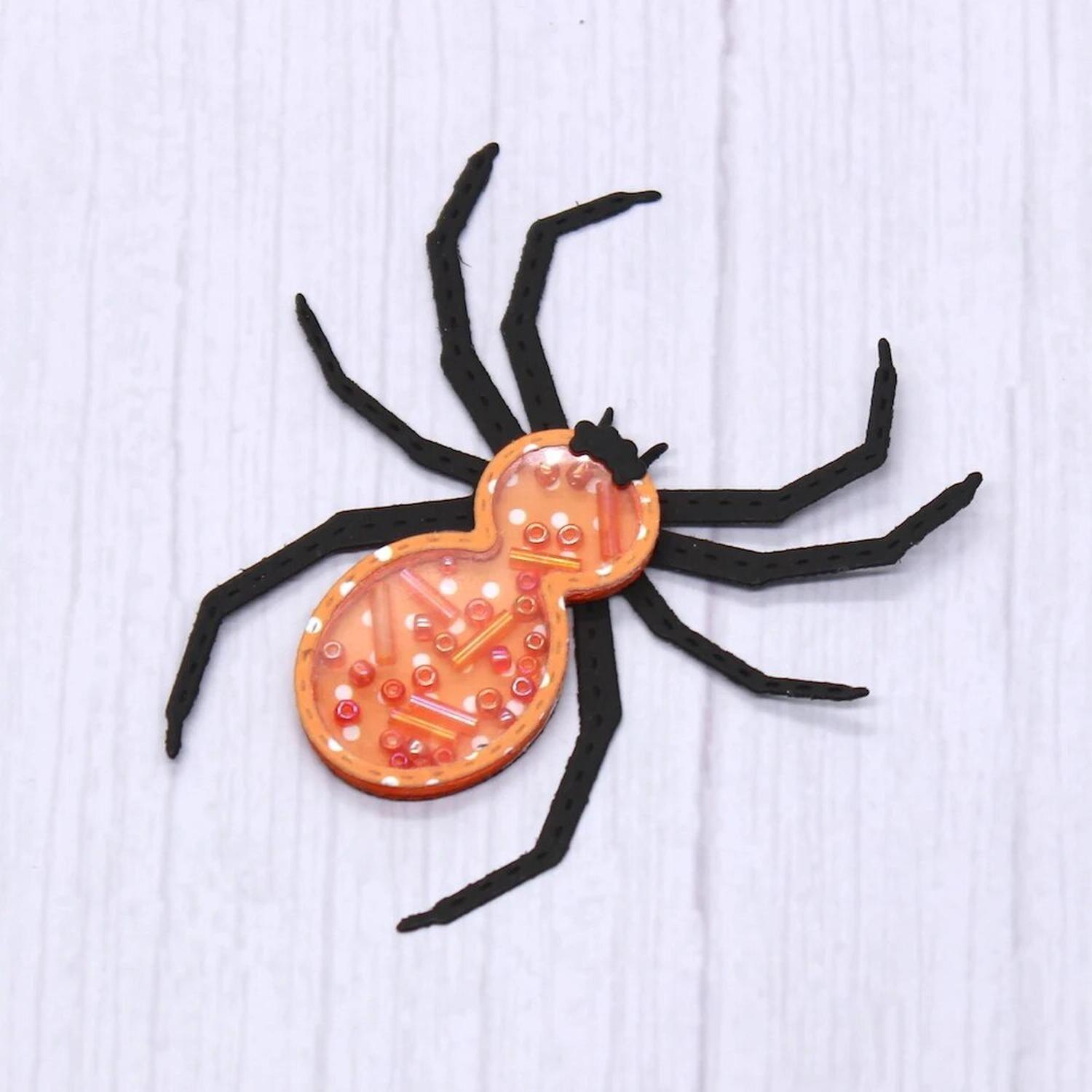 Troquel Shaker - Scrap - Araña - Halloween-1