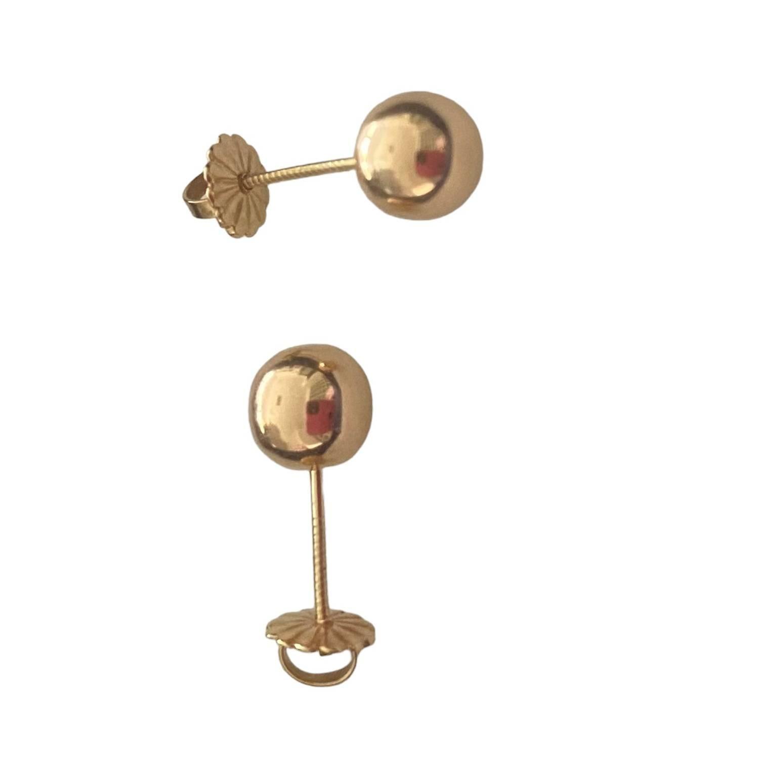 Aros Abridores Bolita - Bebe - Oro 18k-0
