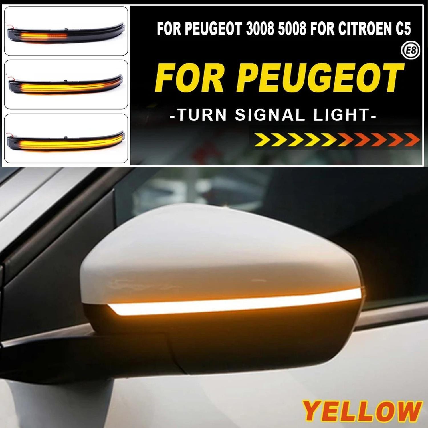 Intermitente LED Dinámico - Peugeot 3008/5008 - Ámbar - Fit-3
