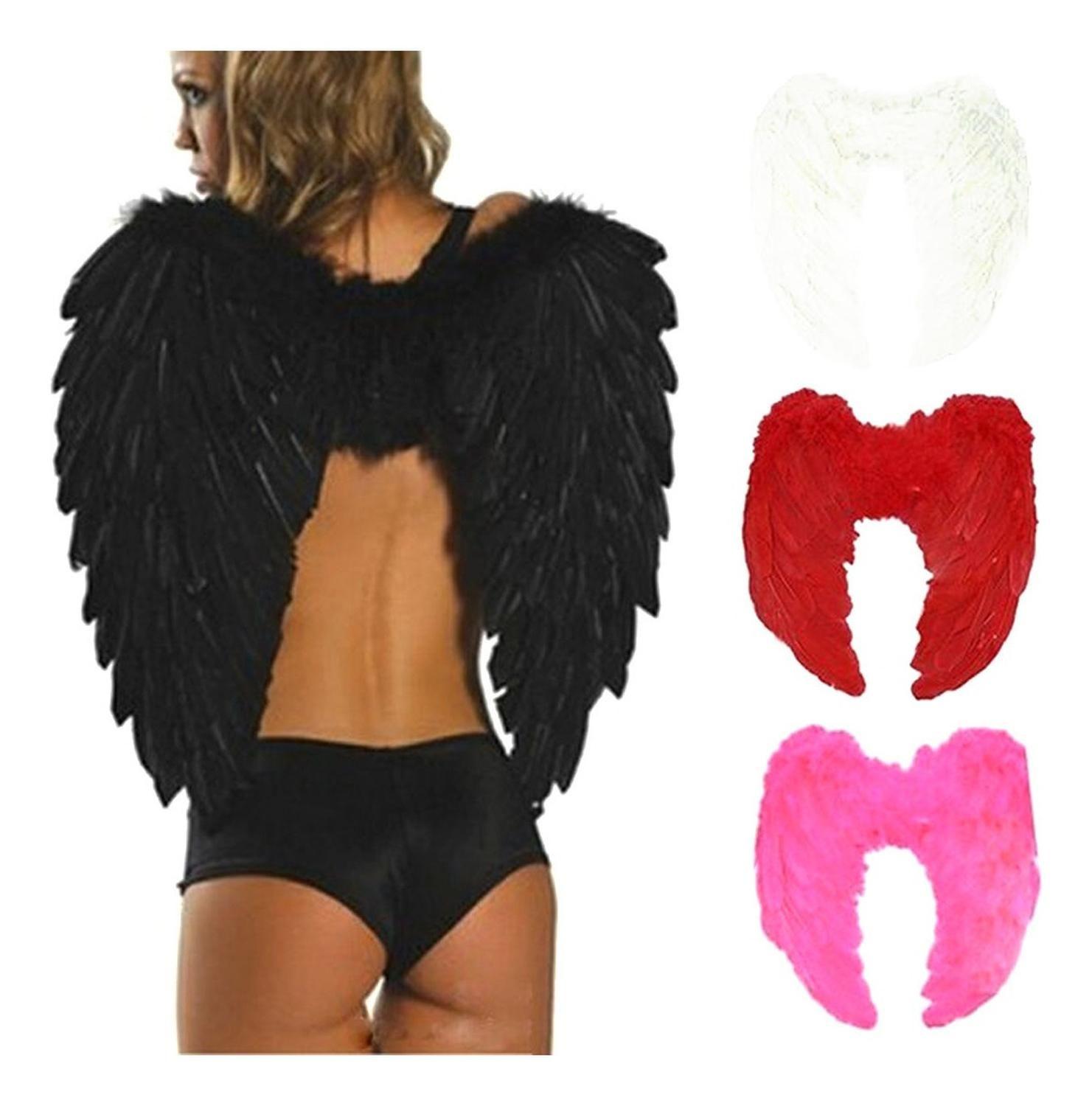 Alas De Angel De Plumas - Rosada-3