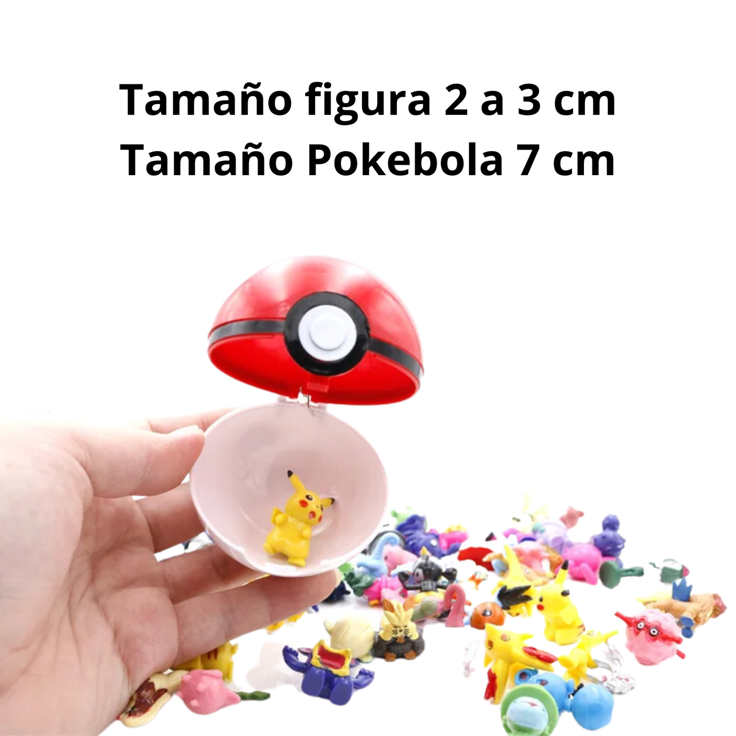 Pokebola con 24 figuras - Fast Ball - Bola rápida-1