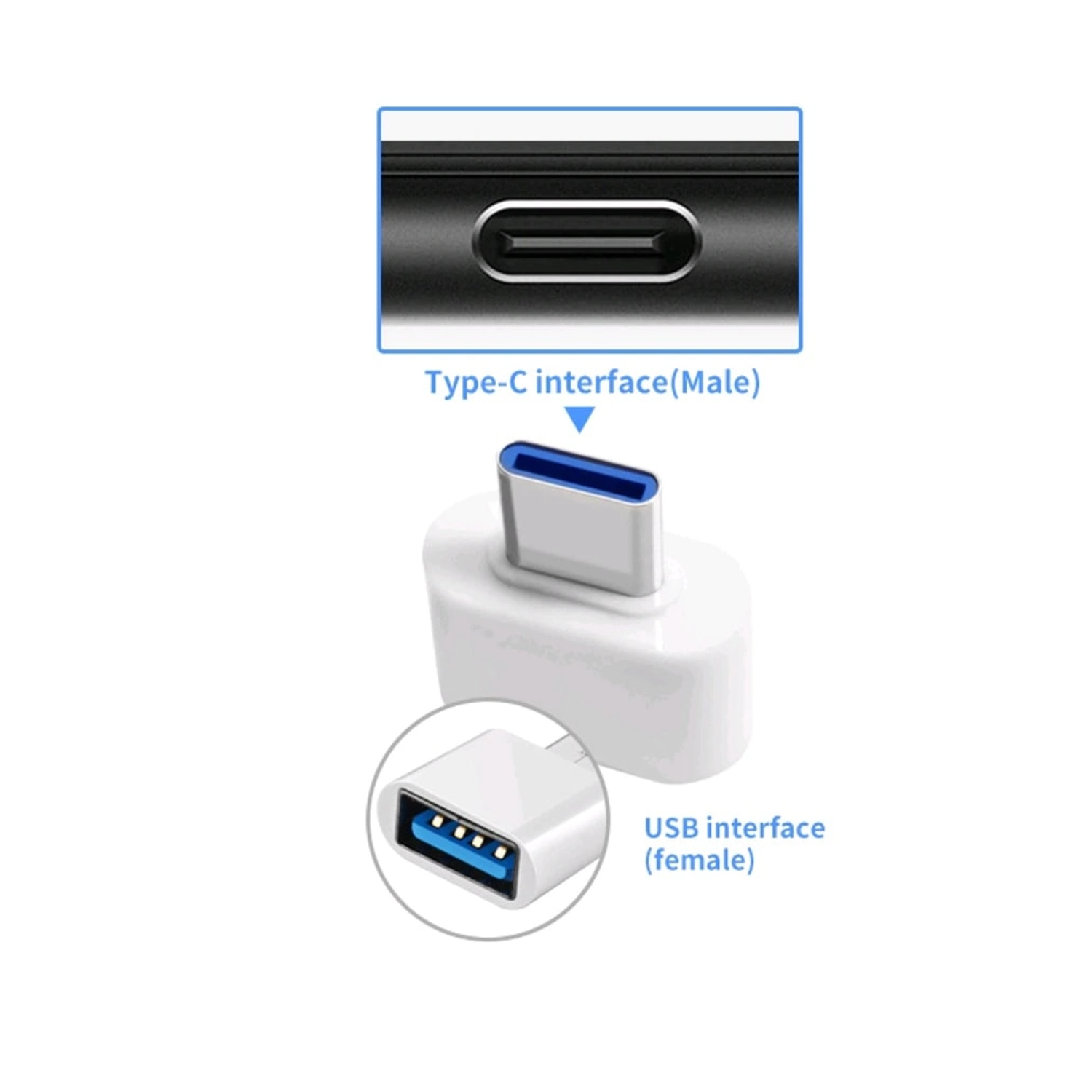 Pendrive Llavero 2 Tb - 3.0 + Adaptador Otg Y Tc-8
