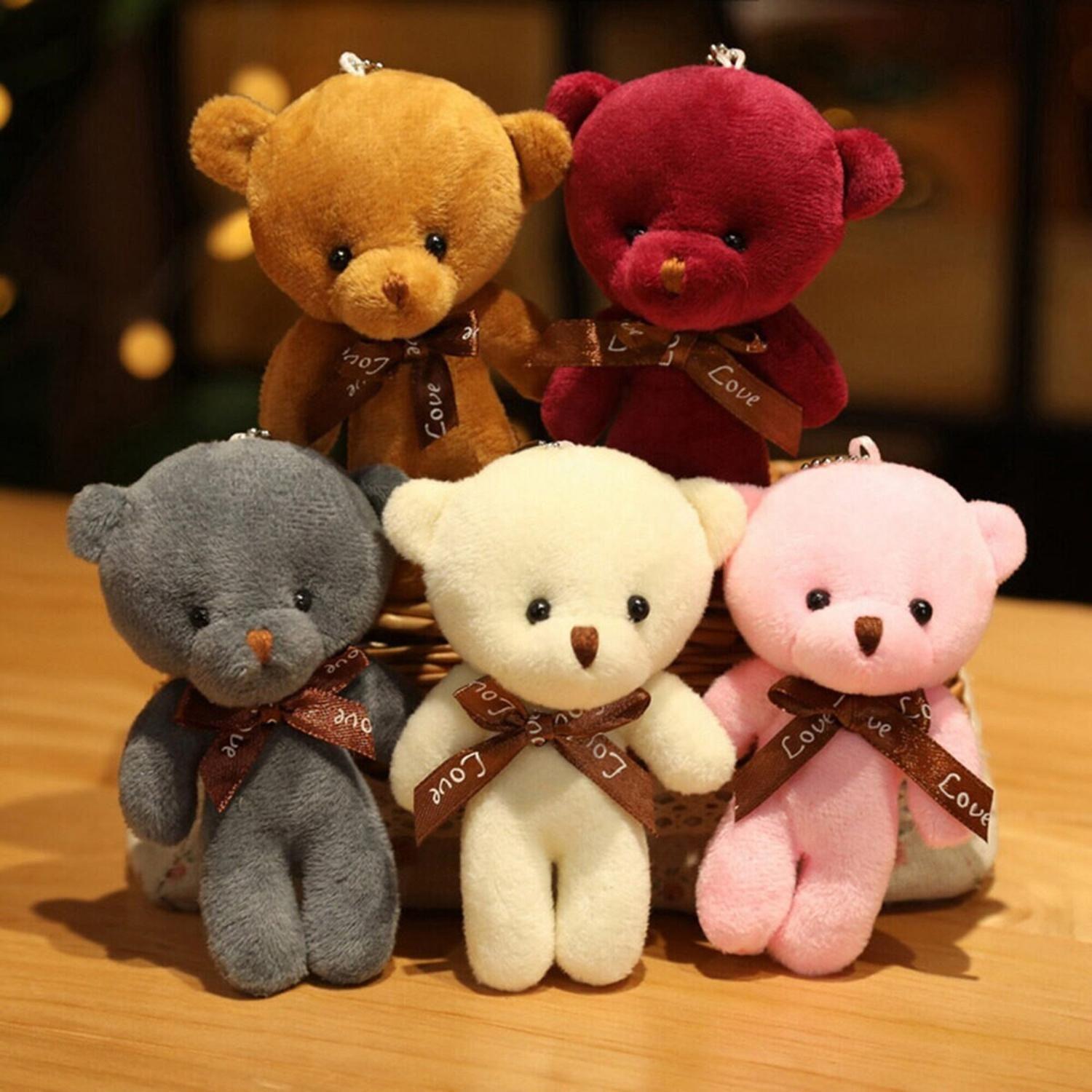 Mini Osito De Peluche - Llavero - Beige-2