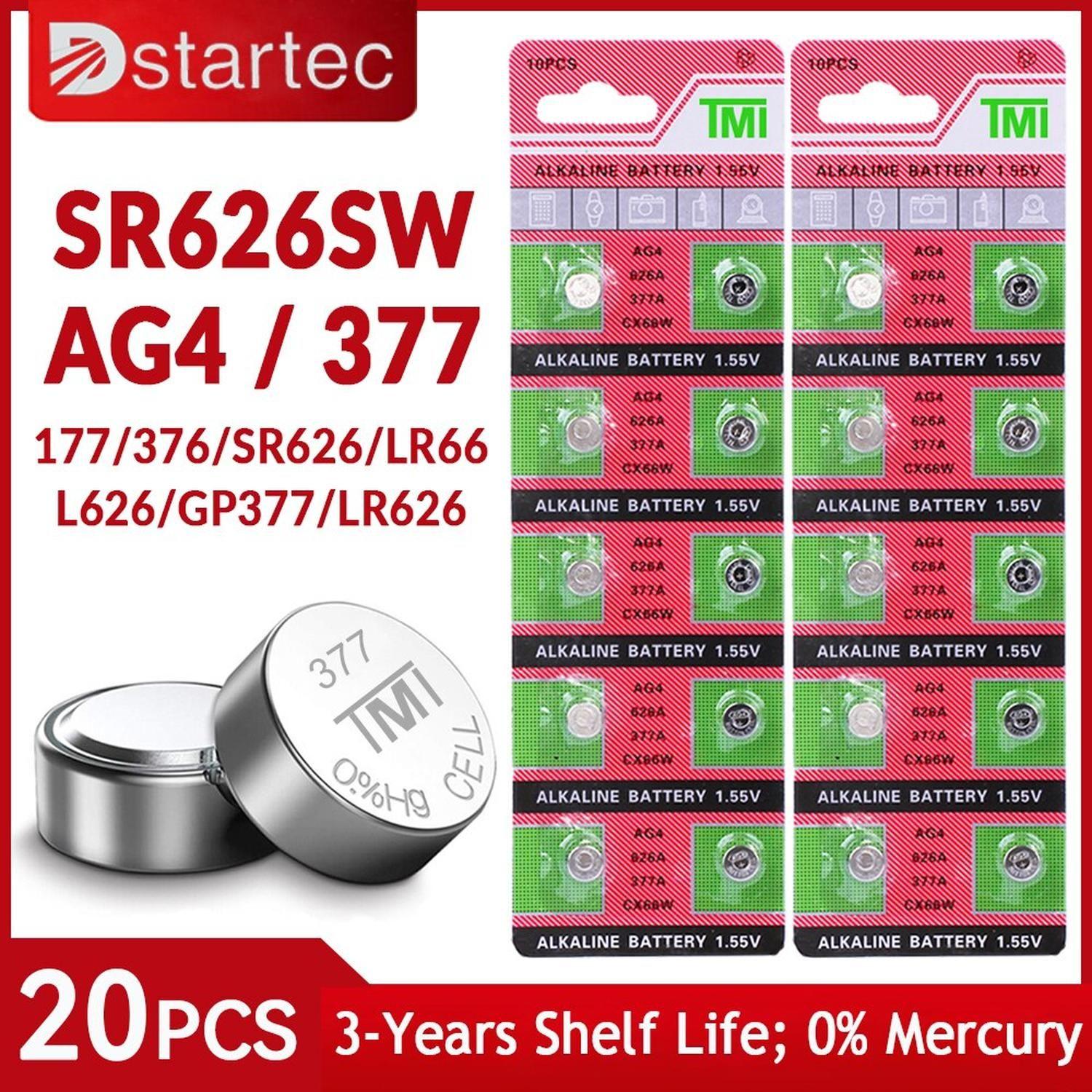 5 un. Pilas para reloj - 3770-2