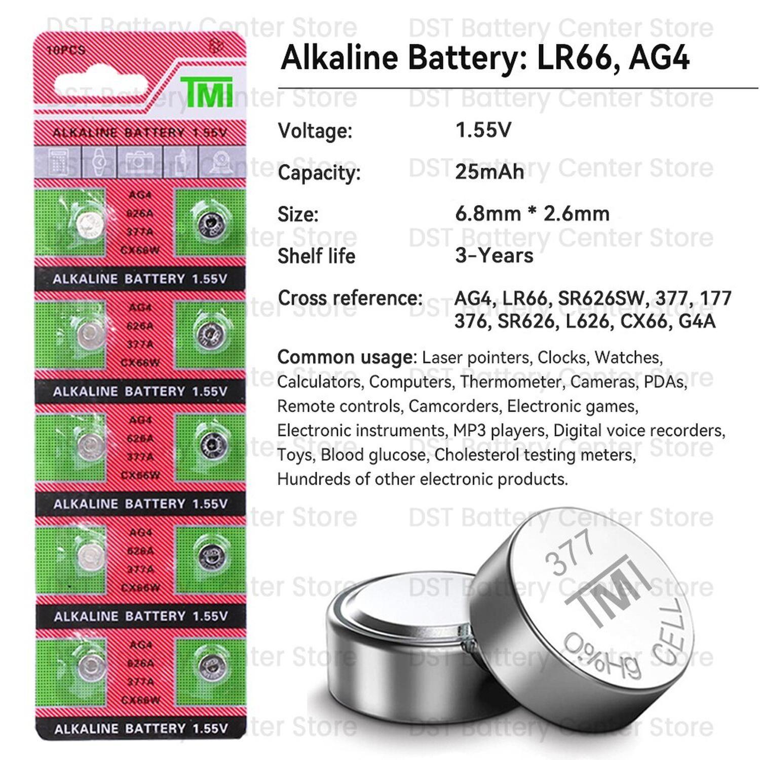 5 un. Pilas para reloj - 3770-3