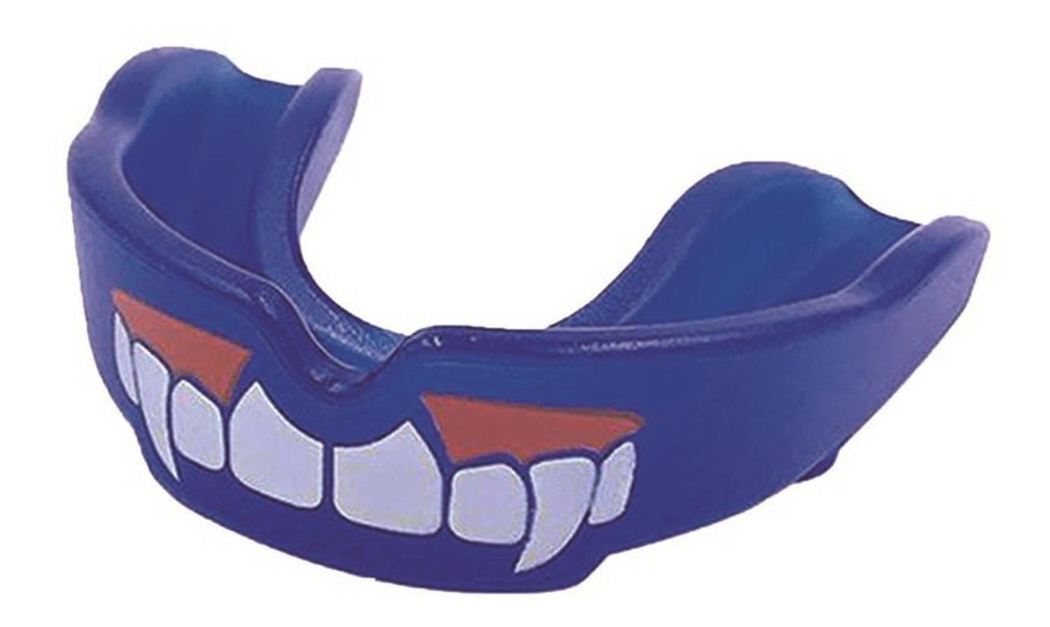 Protector Bucal Dientes Boxeo Rugby - Azul-0