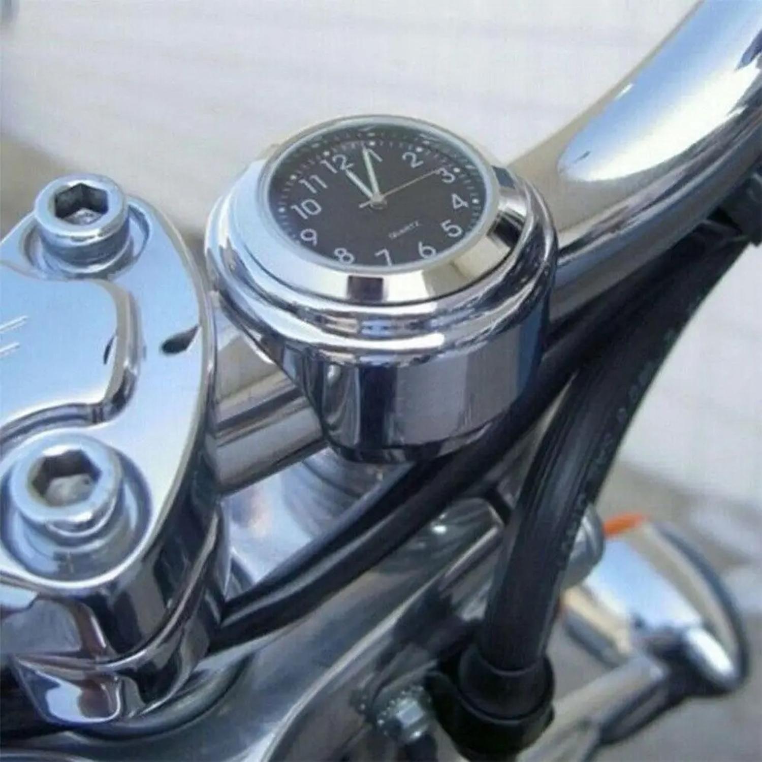 Reloj para moto - Cromaro - Fondo Negro-3