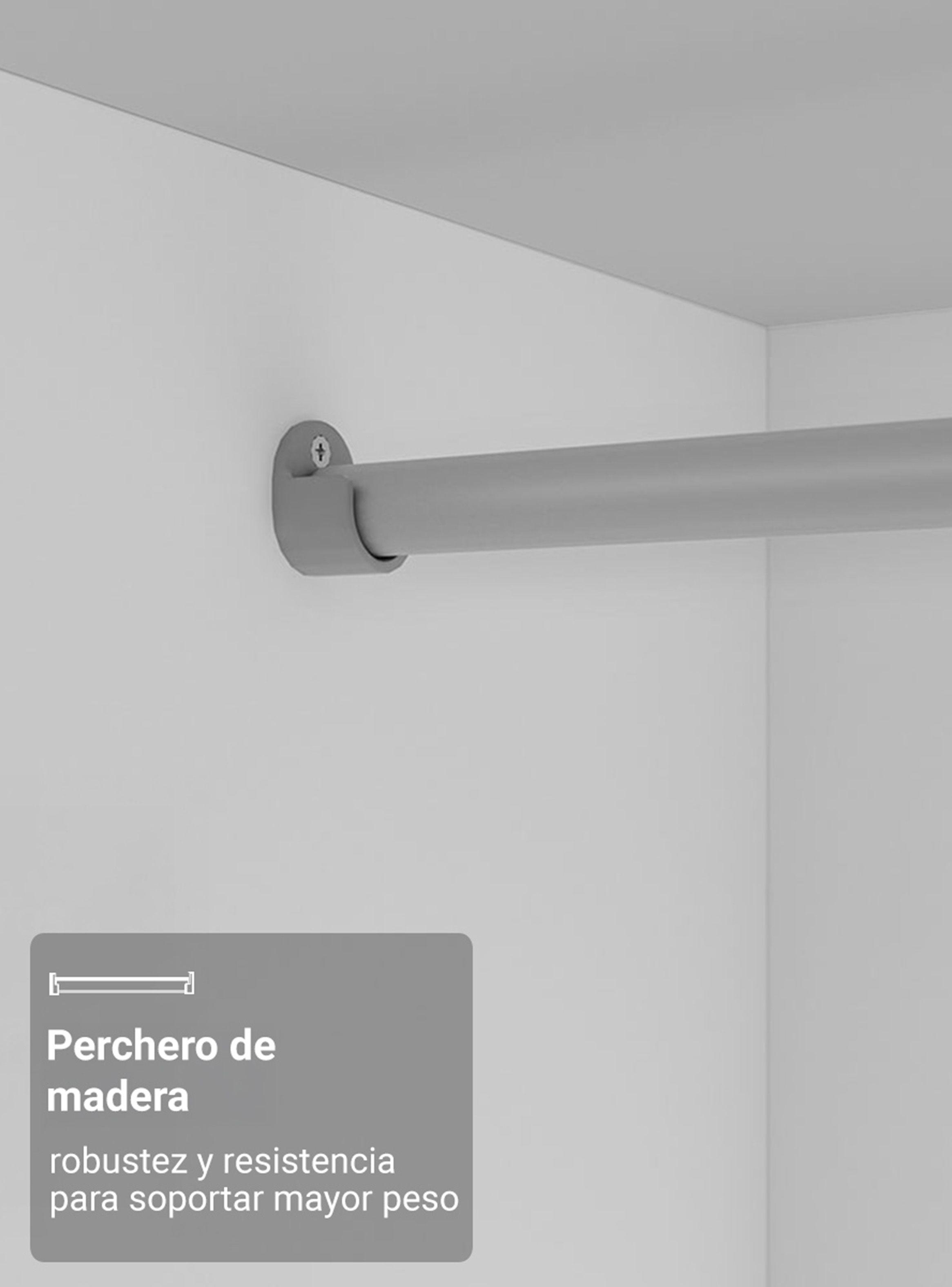 Clóset Madesa Max 2 Puertas Correderas Blanco-4