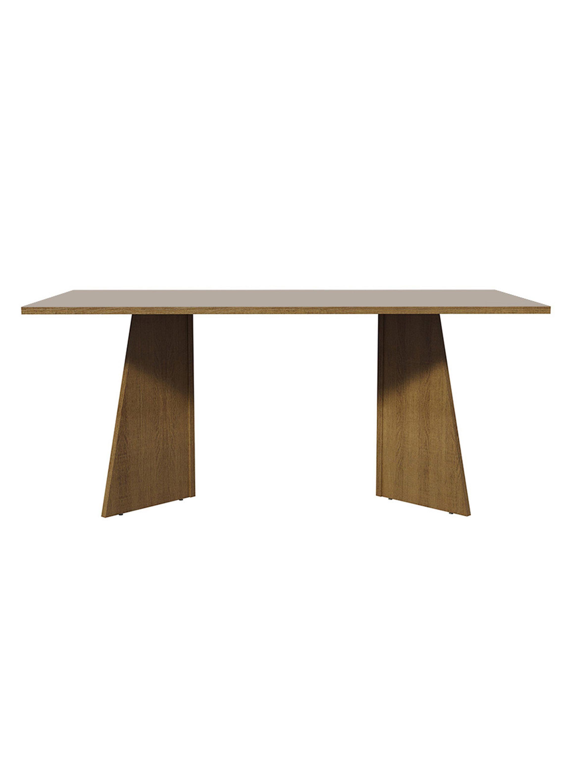 Mesa de Comedor Madesa 5388 Rectangular Marrón/Crema-4