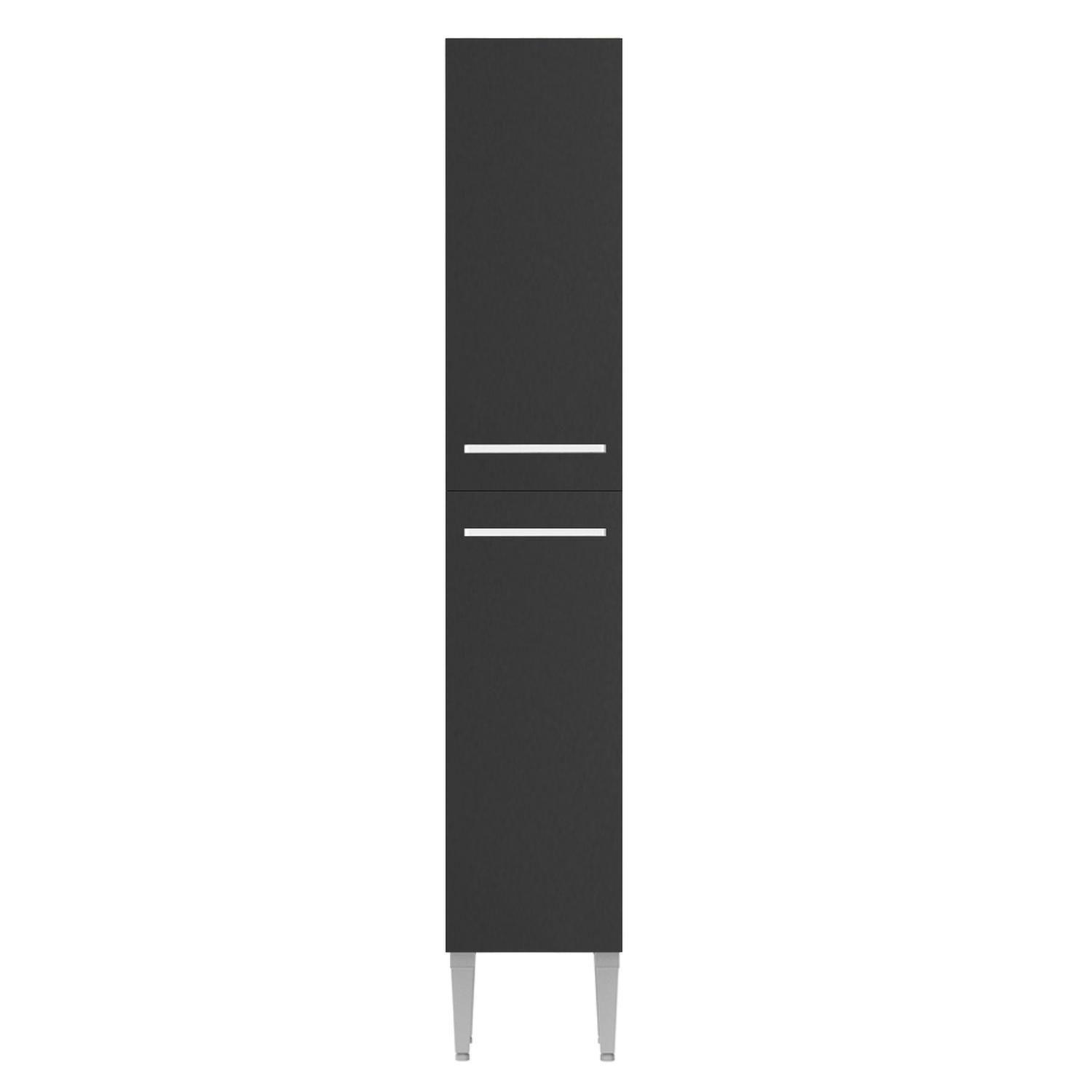 Despensa de Cocina Madesa Emilly 32 cm 2 Puertas Marrón/Negro-5