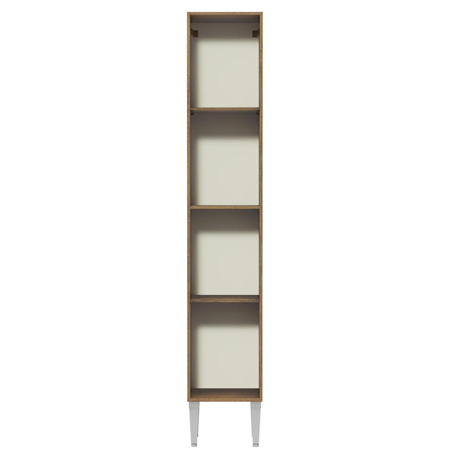 Despensa de Cocina Madesa Emilly 32 cm 2 Puertas Marrón/Negro-6