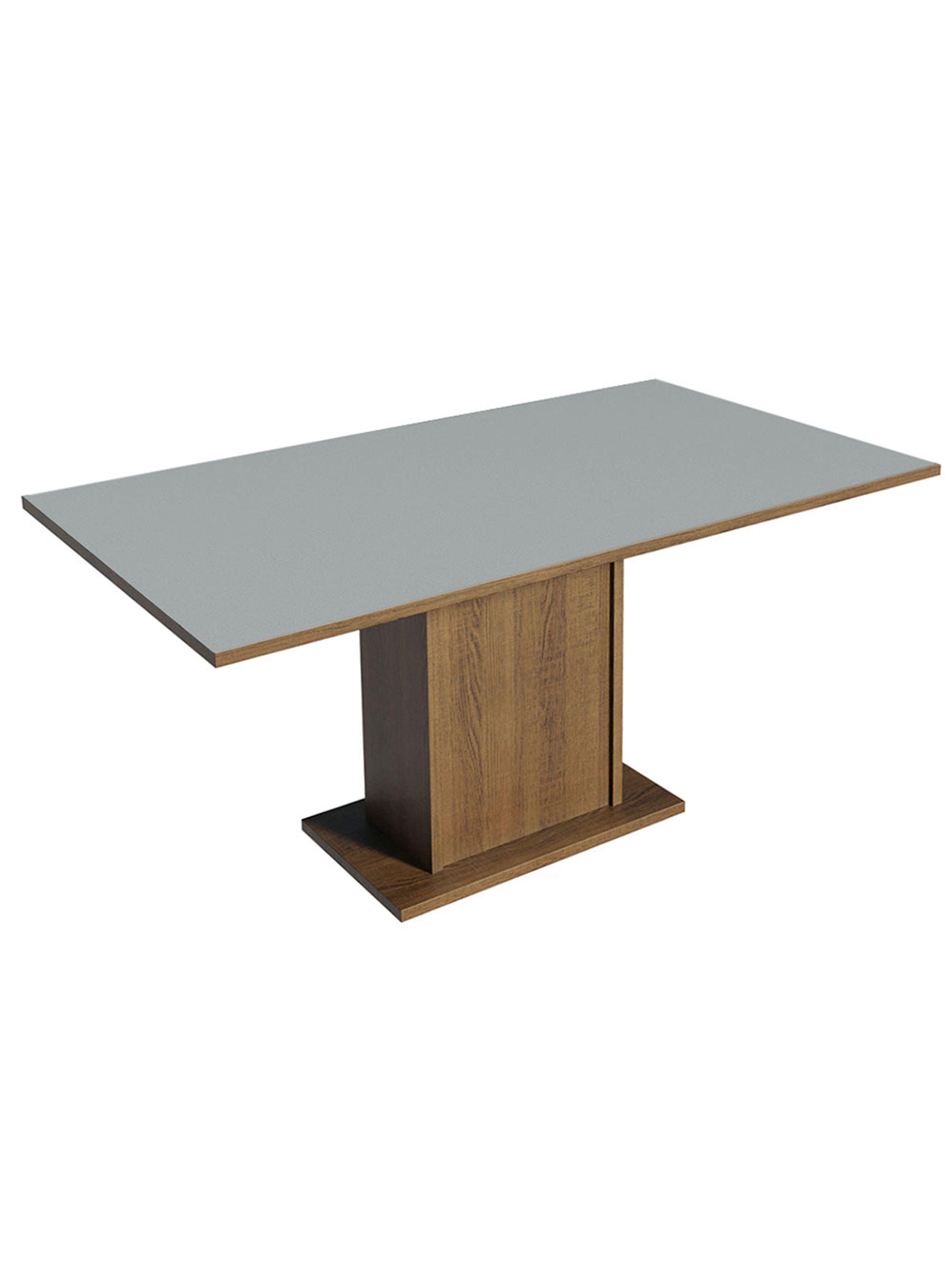 Juego de Comedor Madesa Hanna con 6 Sillas Marrón/Gris/Silver-7