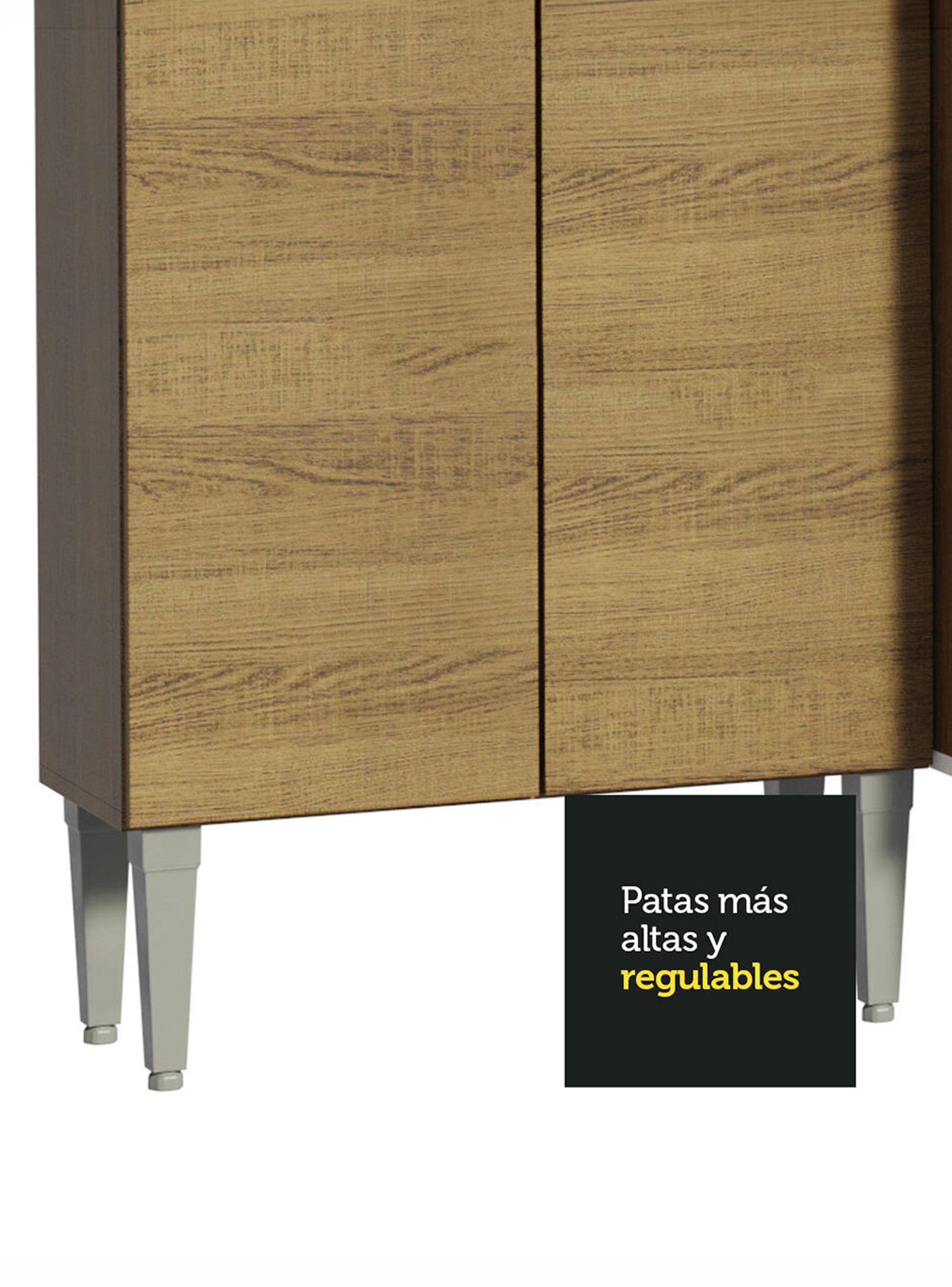 Kit Muebles de Cocina Madesa Emilly 325 cm 01 Marrón-6