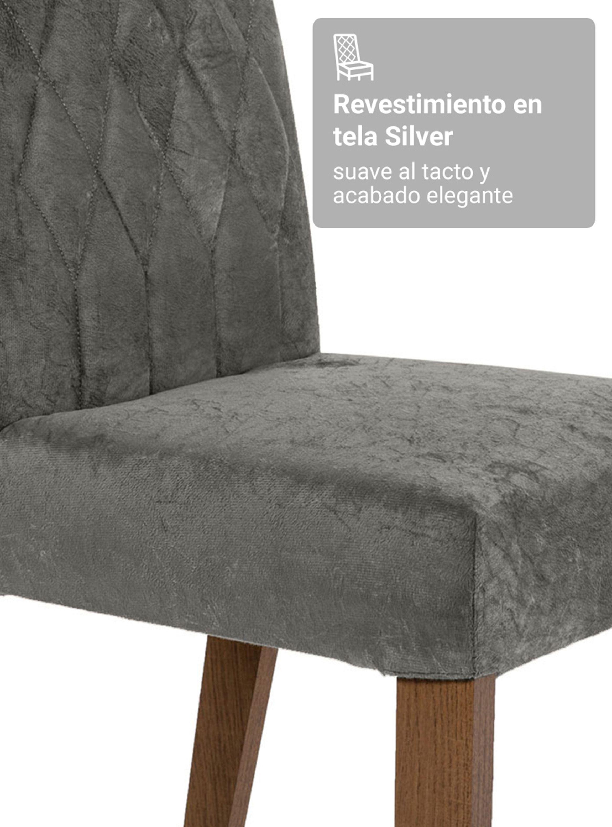 Pack 4 Sillas de Comedor Madesa 4256 Silver-5
