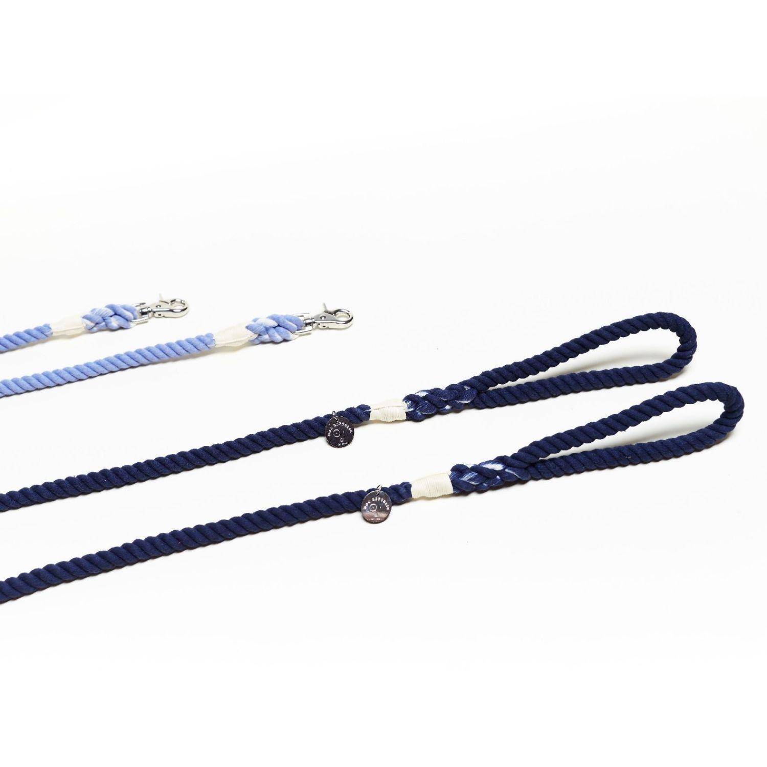 Correa de Cuerda Azul Cielo talla M Dog Republic-2