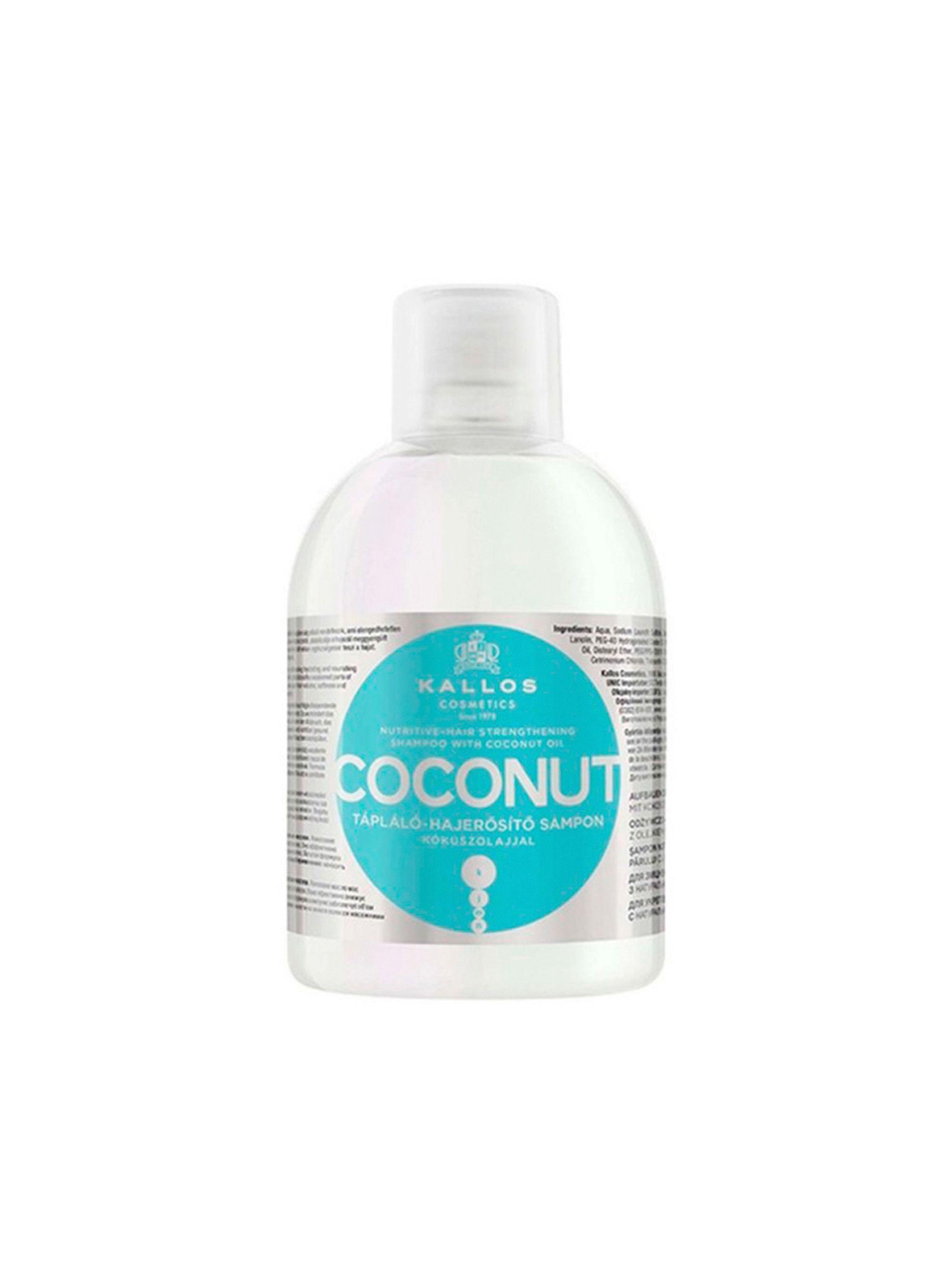 KALLOS - Shampoo fortalecedor nutritivo con aceite de coco 1000ml-0