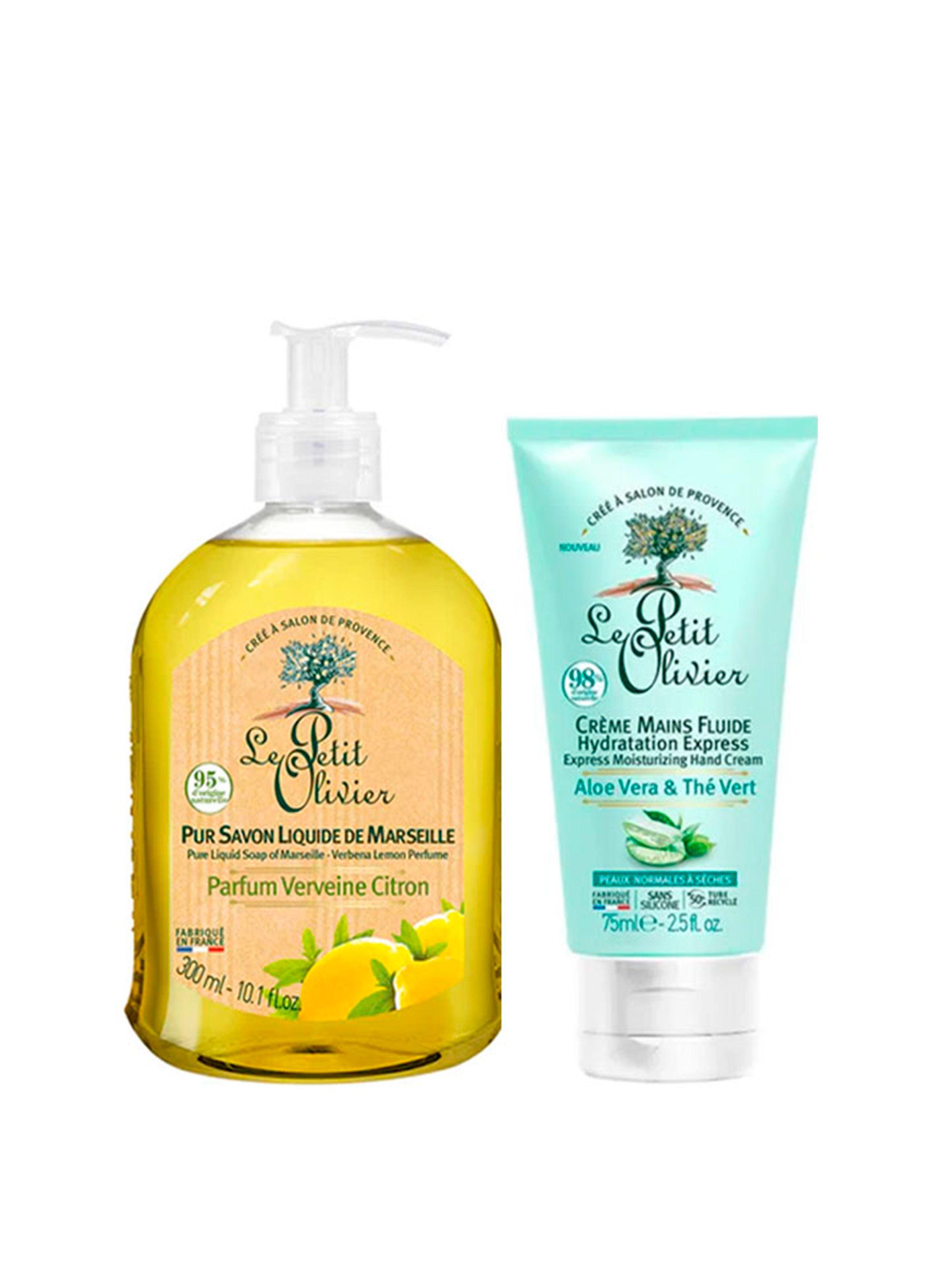 Pack Crema Manos Aloe Vera Más Jabón Líquido Verbena Limón-0