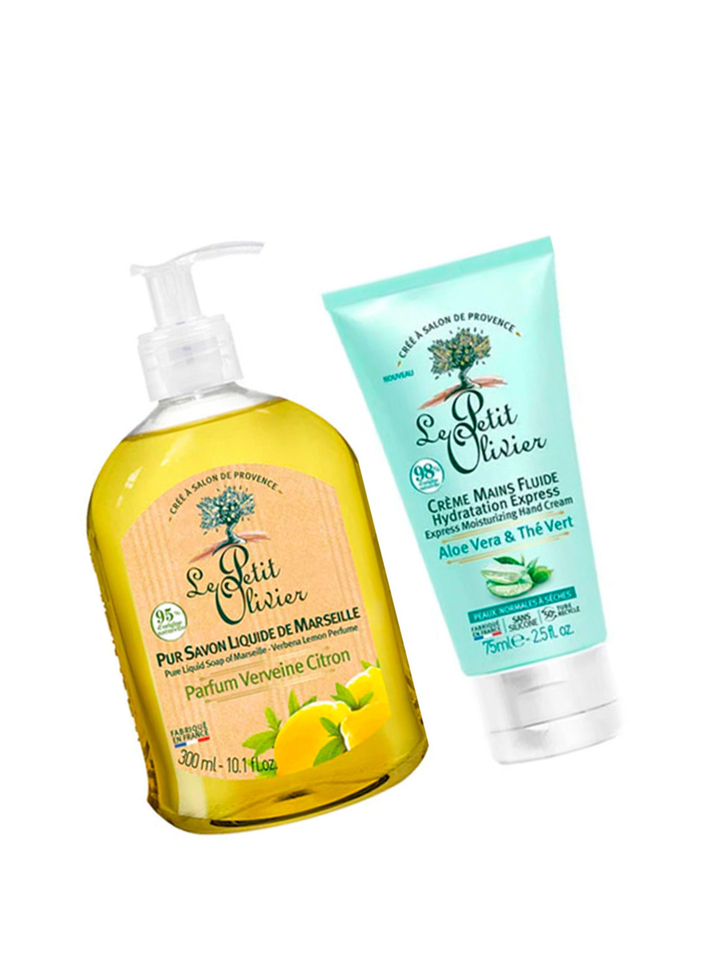Pack Crema Manos Aloe Vera Más Jabón Líquido Verbena Limón-1
