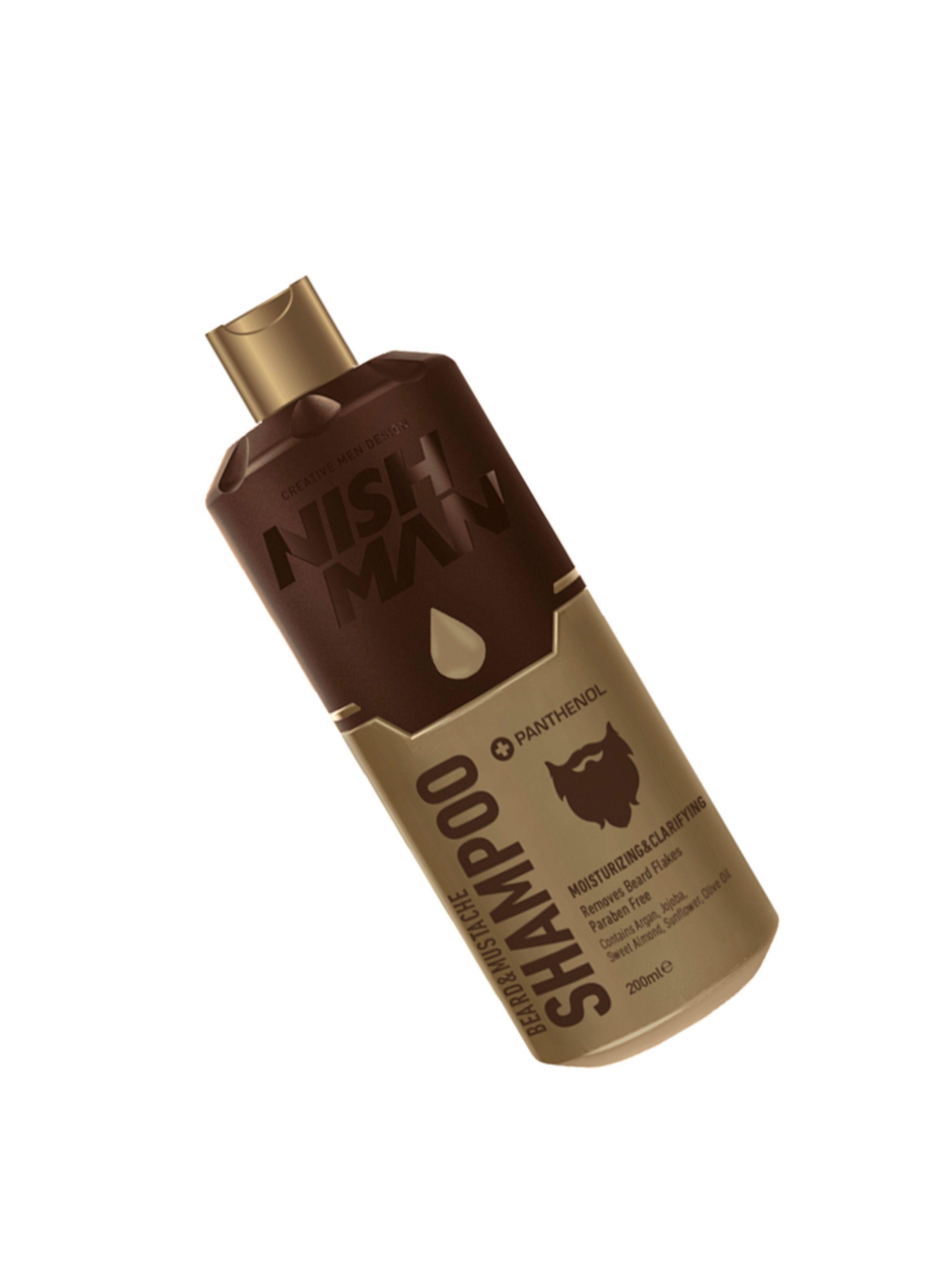 Nishman - Shampoo Para Barba Aloe Vera Y Argán 200 Ml-1