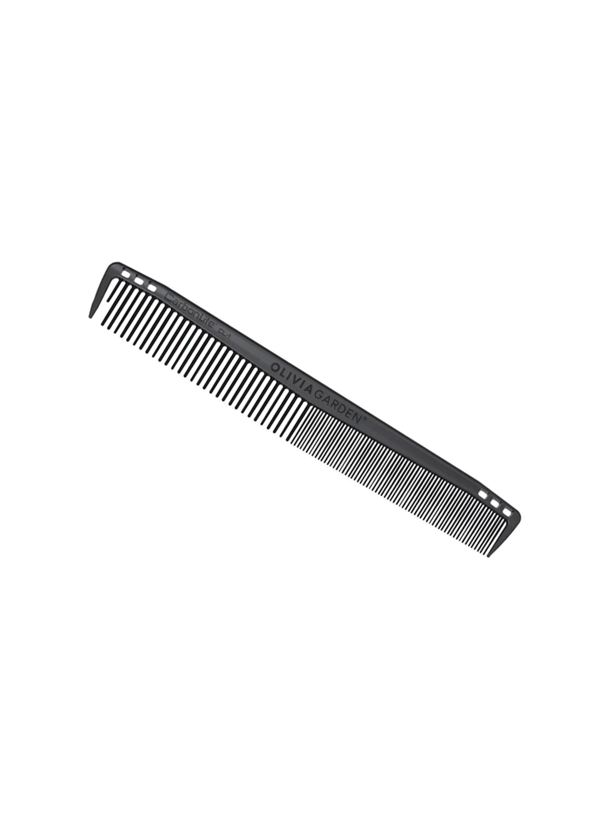 OLIVIA GARDEN peine de carbón profesional para corte 7"-0