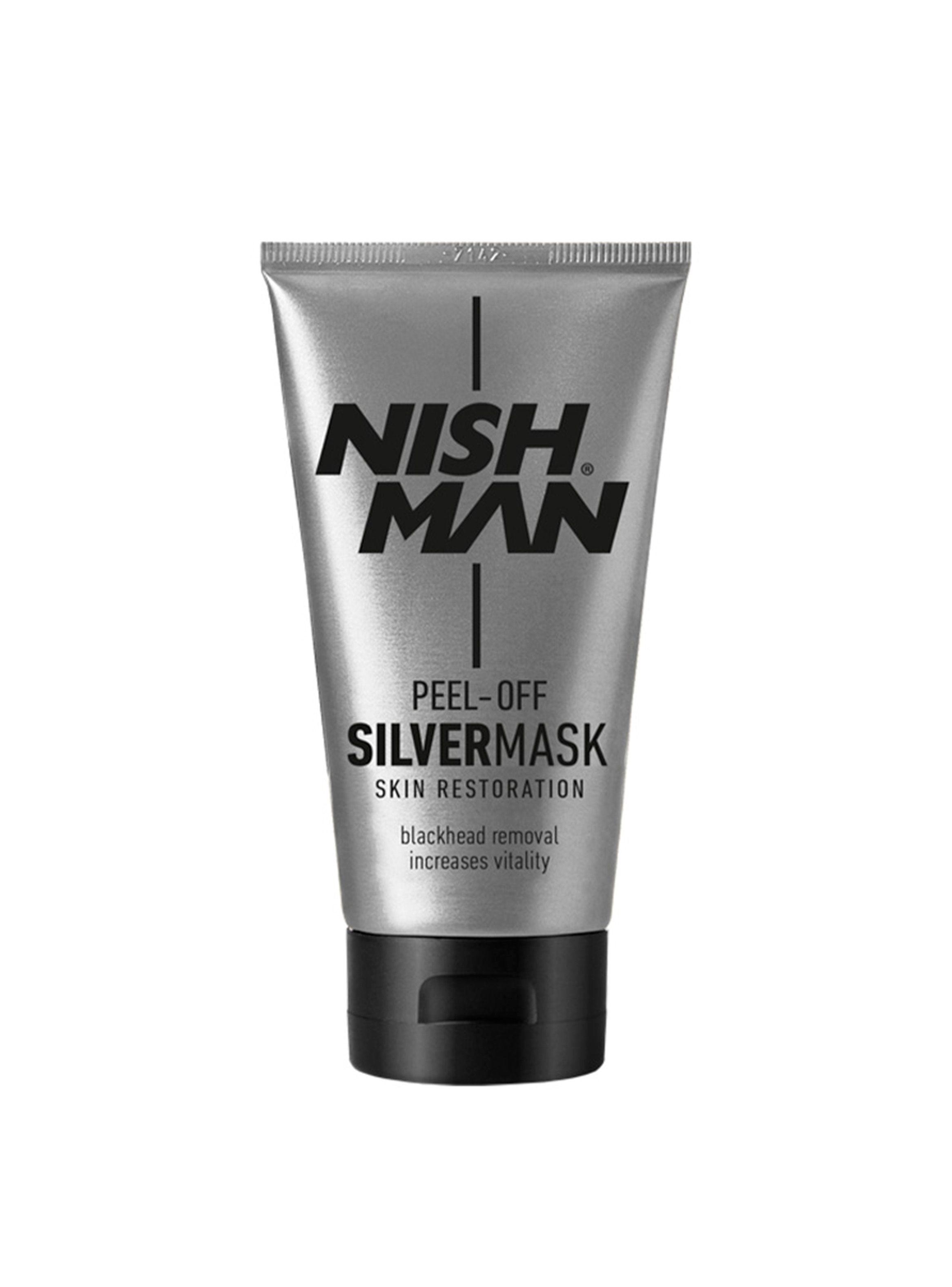 Nishman - Mascarilla Plateada Peel Off Anti Acné Remueve Puntos Negros-0