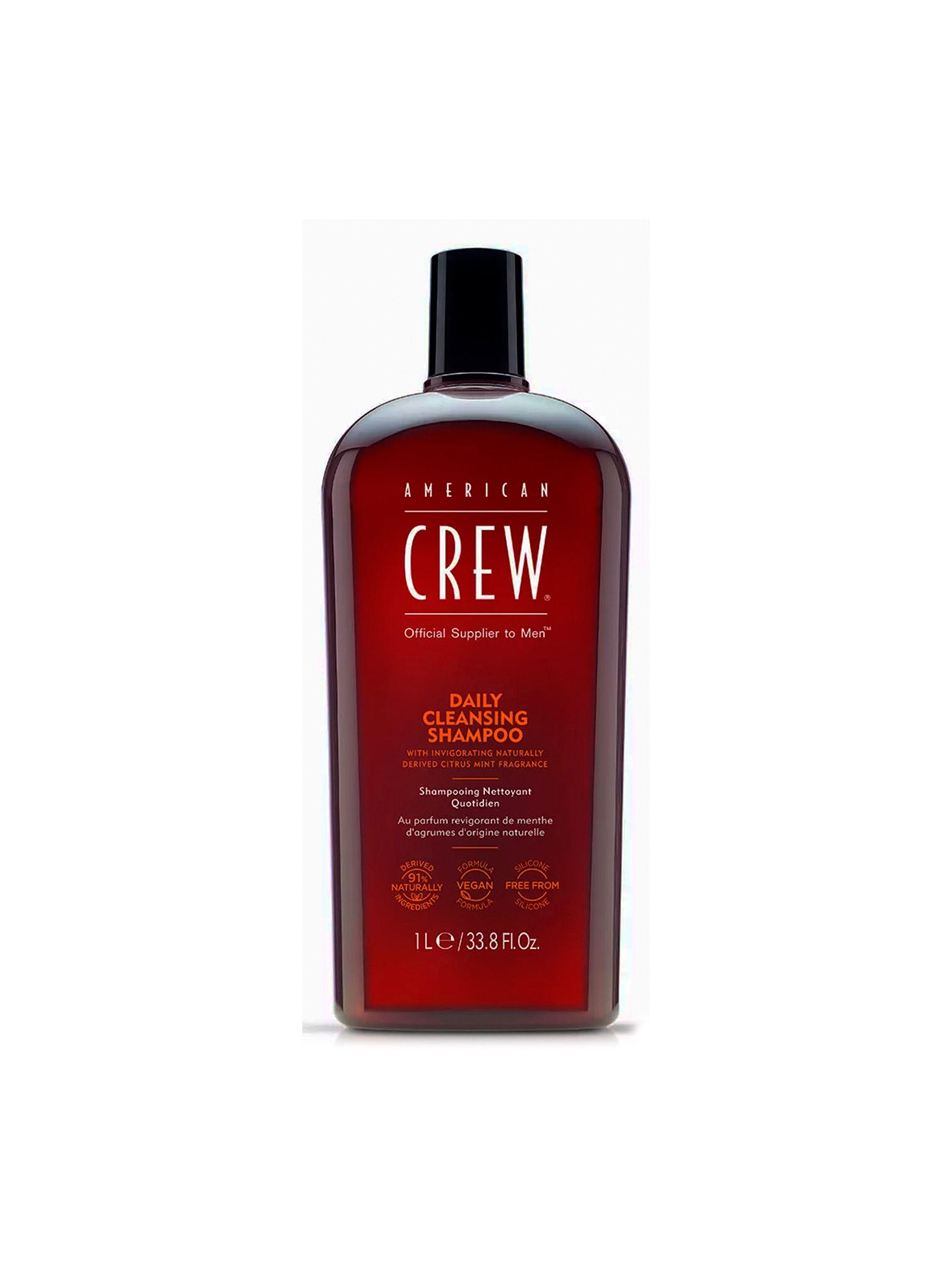 AMERICAN CREW - Shampoo para cabello y cuero cabelludo normal a graso 1000ml-0