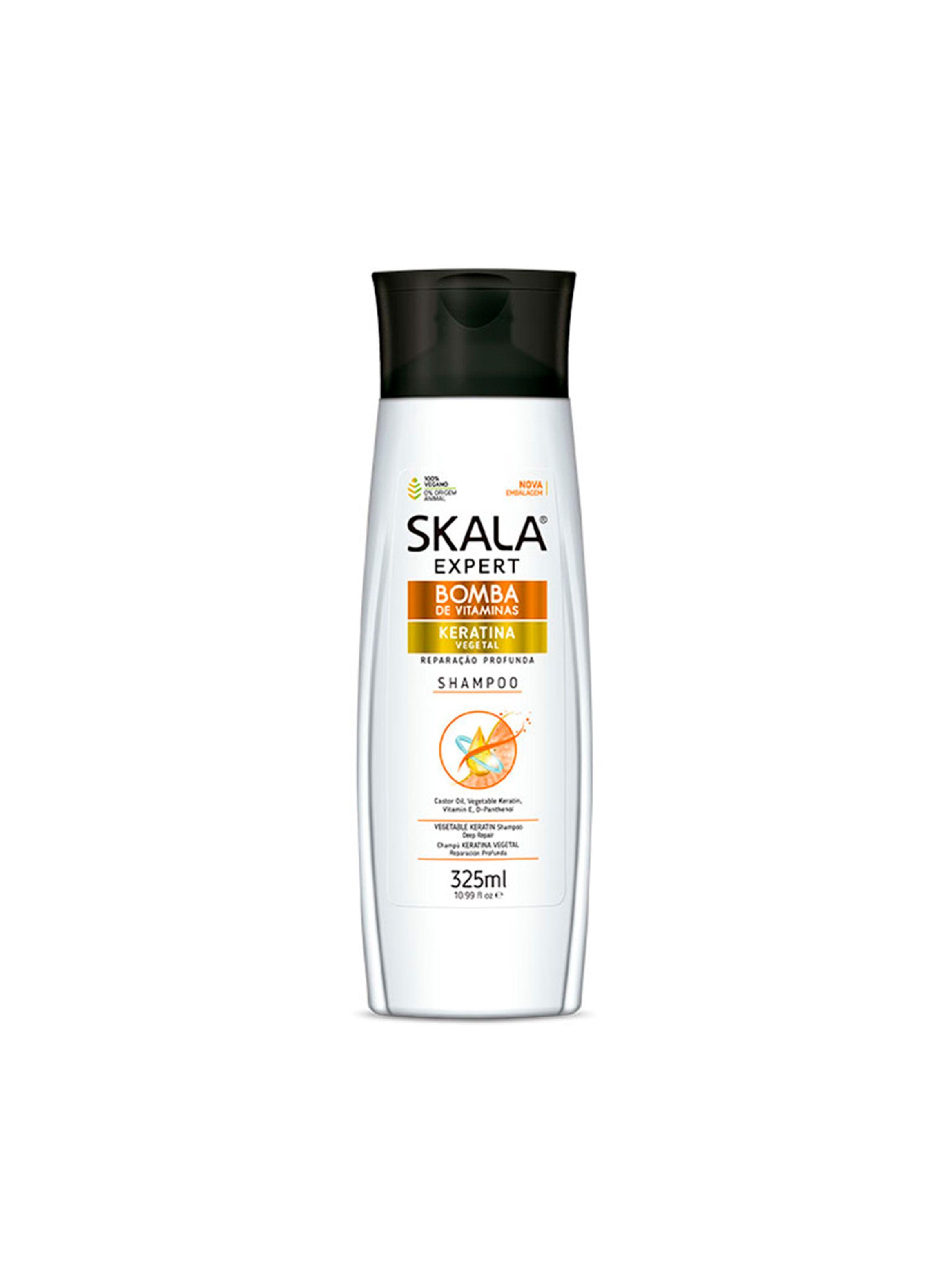 Shampoo Bomba De Vitamina Keratina Sin Sal Skala 325Ml-0