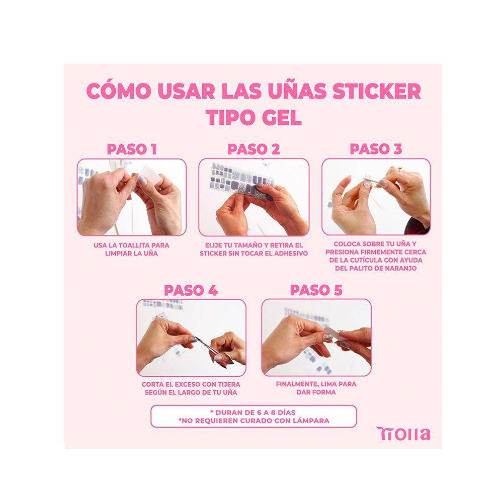 Uñas Sticker Efecto Gel Tiolla Cloud-2