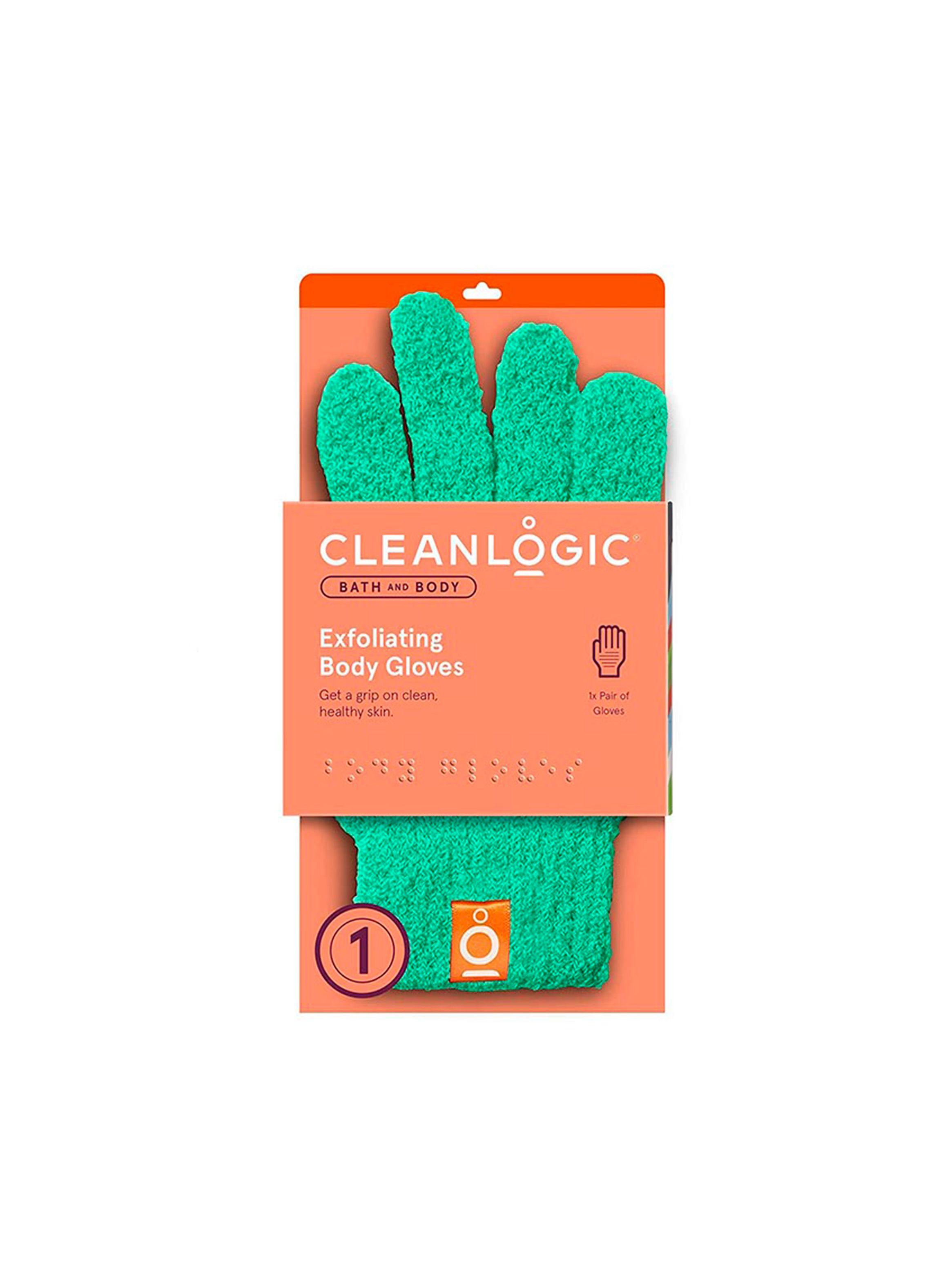 Guantes De Baño Exfoliantes Cuidado Diario Cleanlogic-0