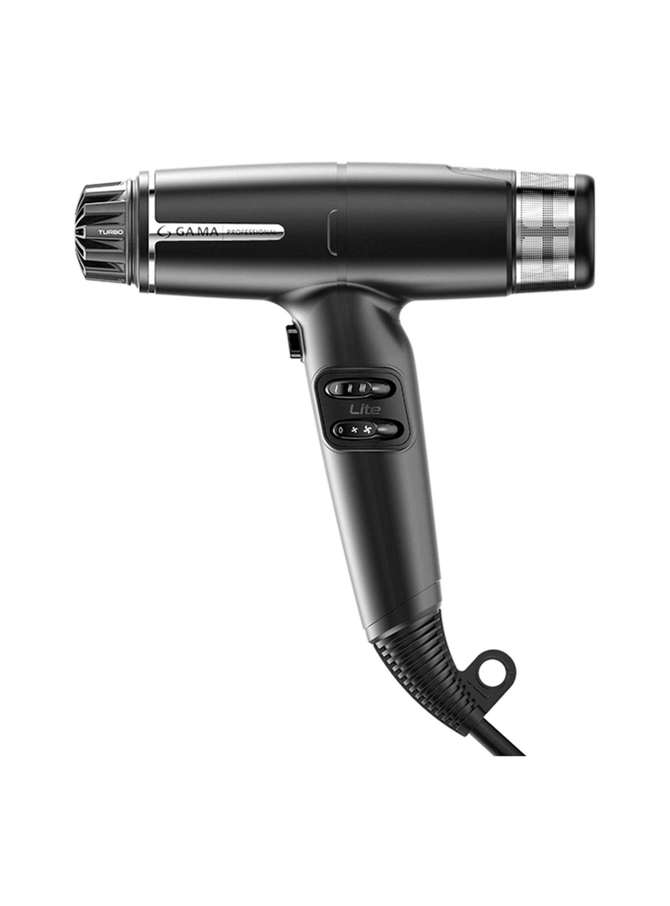 Secador De Pelo Gama Iq Lite Ultra Liviano Profesional Color Negro-0