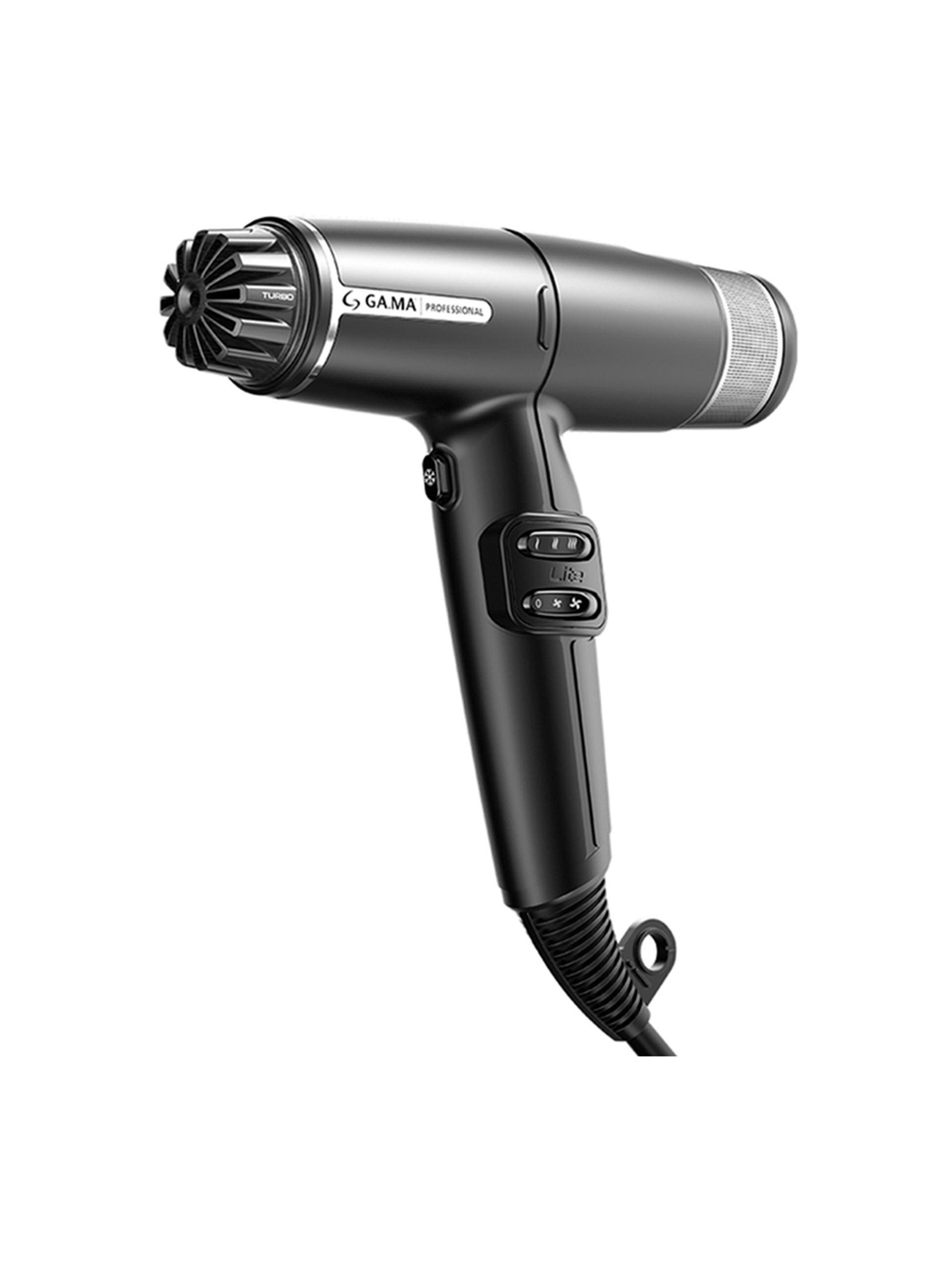 Secador De Pelo Gama Iq Lite Ultra Liviano Profesional Color Negro-1