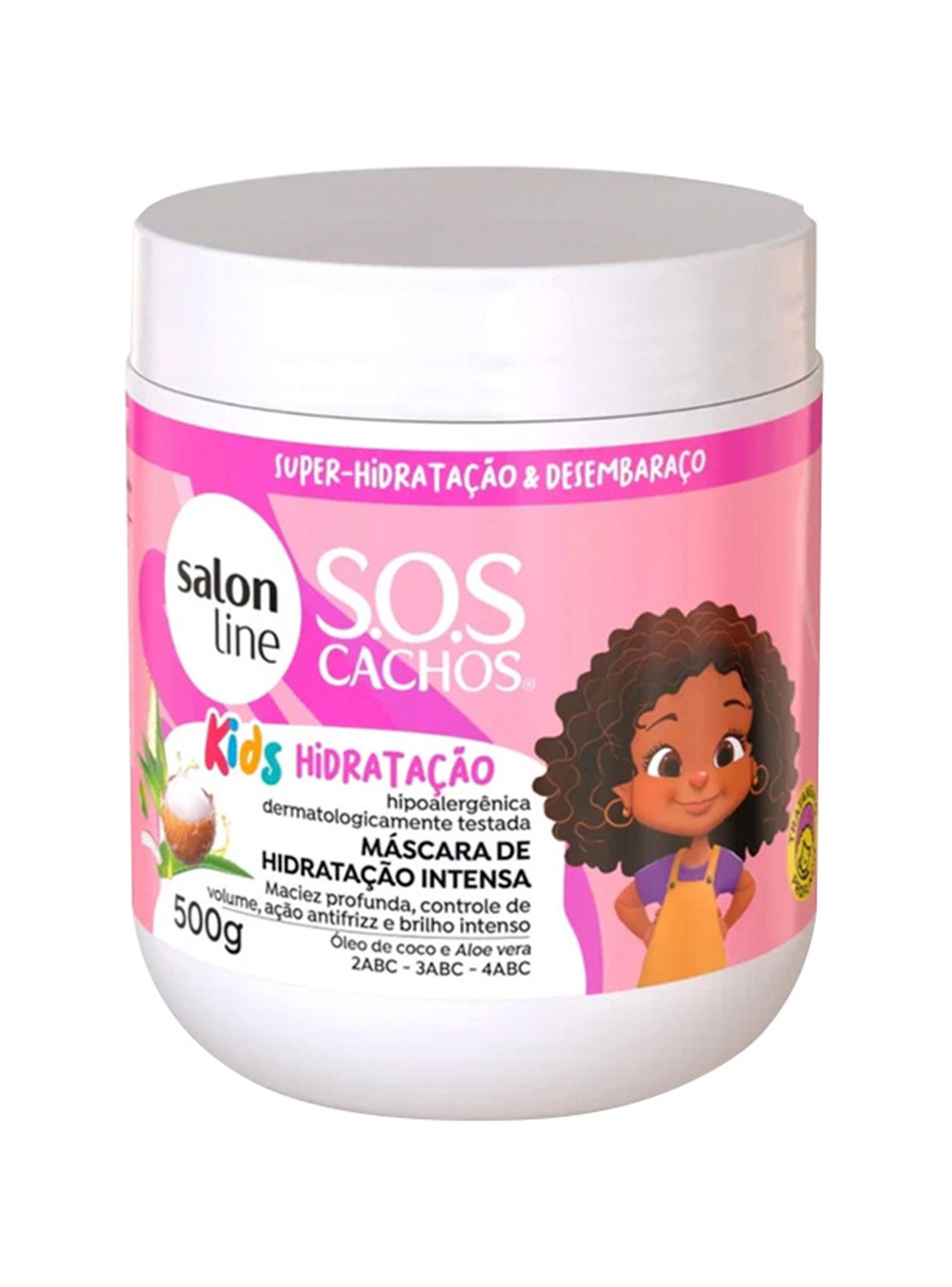 Máscara para Rizos Oleo de Coco y Aloe Vera Salon Line Kids 500gr-0