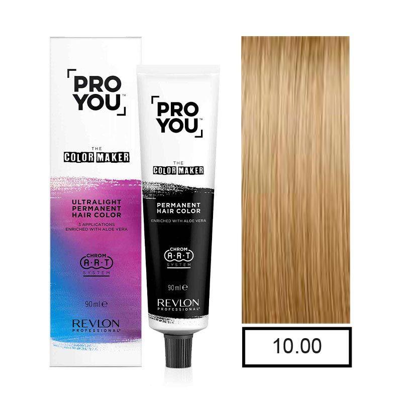 Tintura 10.00 Pro You Rubio Platino Calido 90ml-0