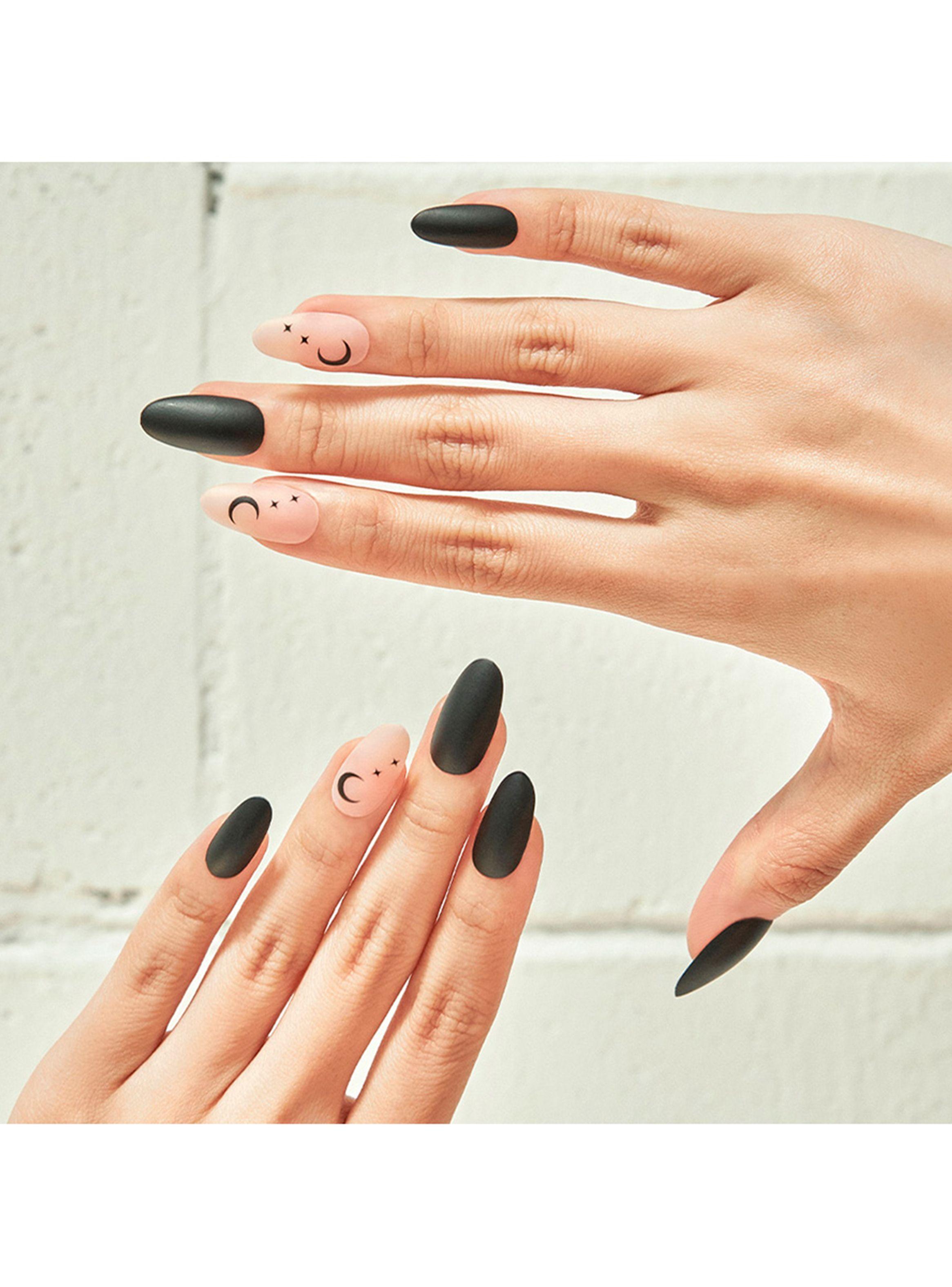MUZMAK - Uñas Press On Moon Night Almond 36 U.-2