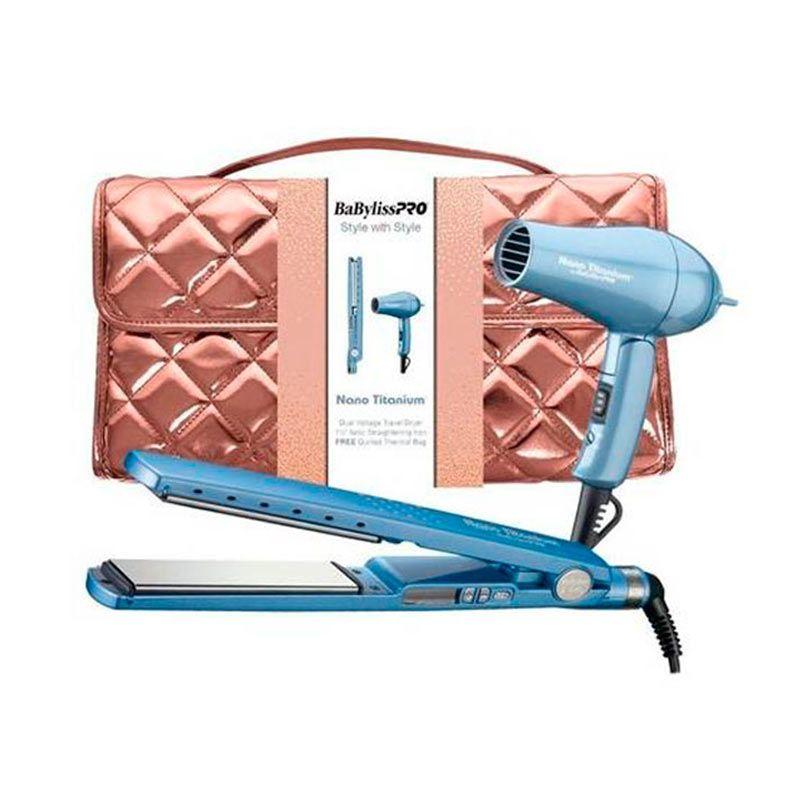 Kit Babyliss Pro Plancha- Secador Bntholbgnuz-0