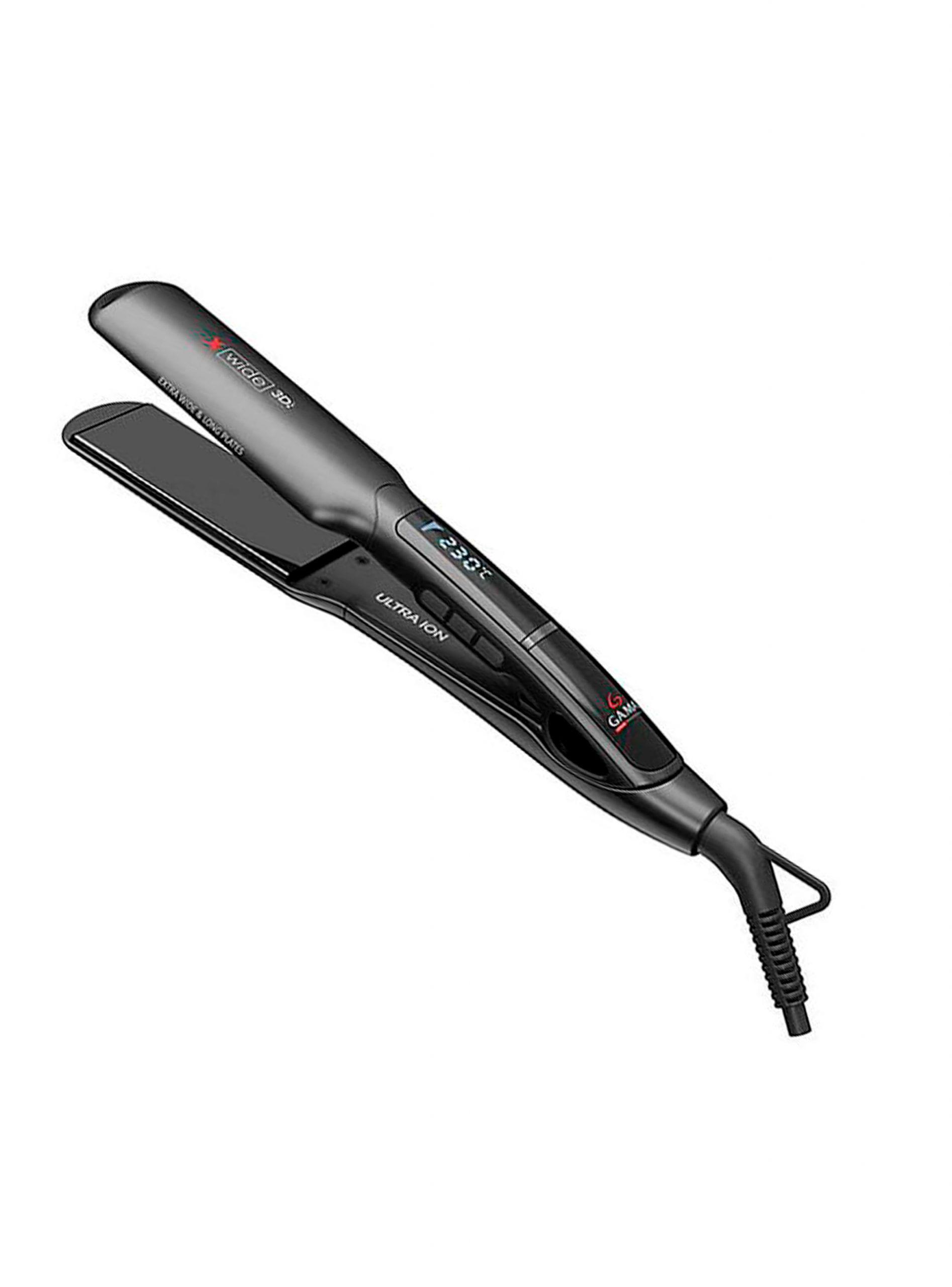 Plancha De Cabello Gama Xwide 3d Titanio-0